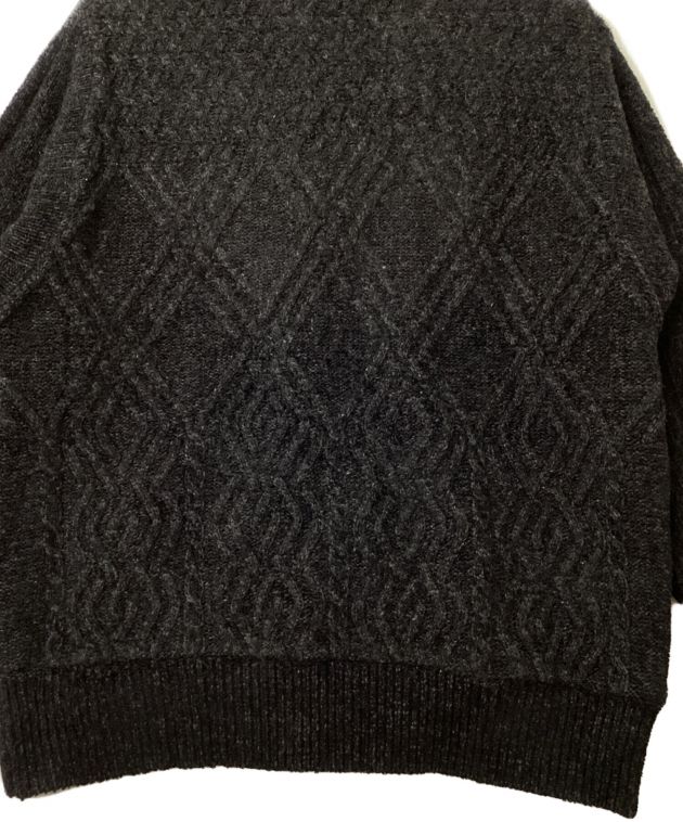 サンローラン ケーブルニット ブラック S クルーネック 2025年最新】Saint Laurent メンズ ニット・セーターの人気アイテム