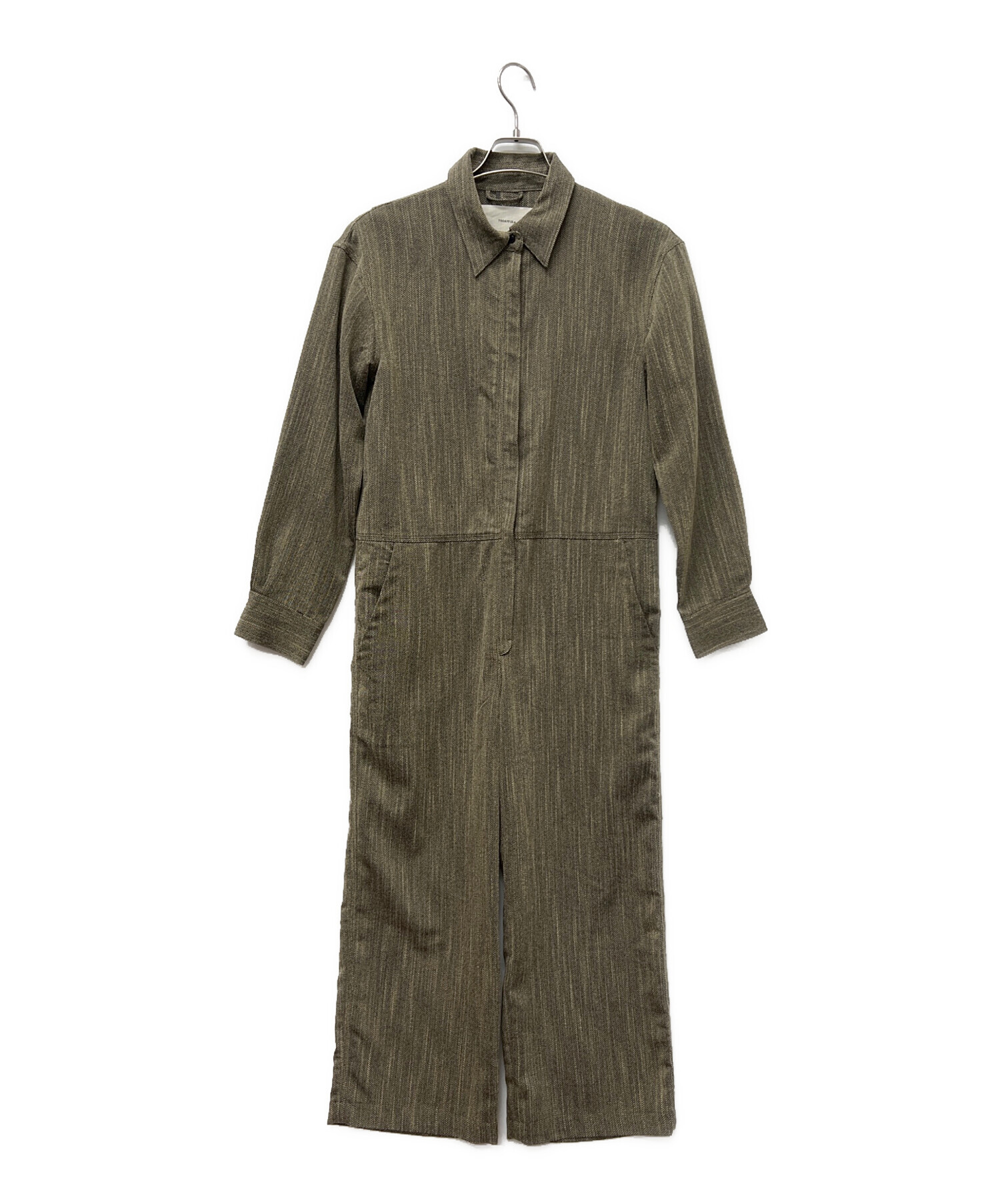 TODAYFUL(トゥデイフル) ヘリンボーンシャツコンビネゾン36