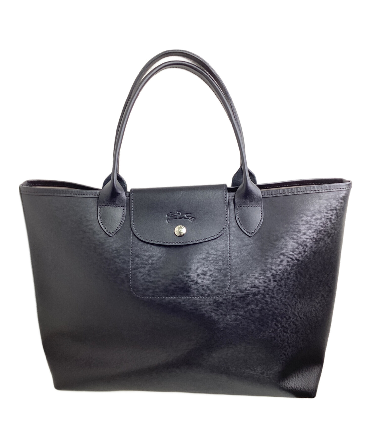 中古・古着通販】LONGCHAMP (ロンシャン) トートバッグ ブラック