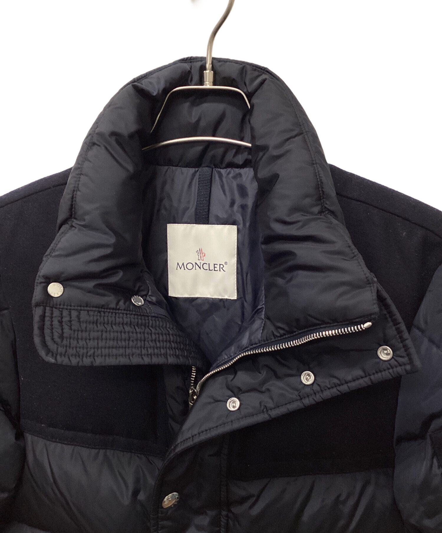 中古・古着通販】MONCLER (モンクレール) ダウンジャケット ネイビー