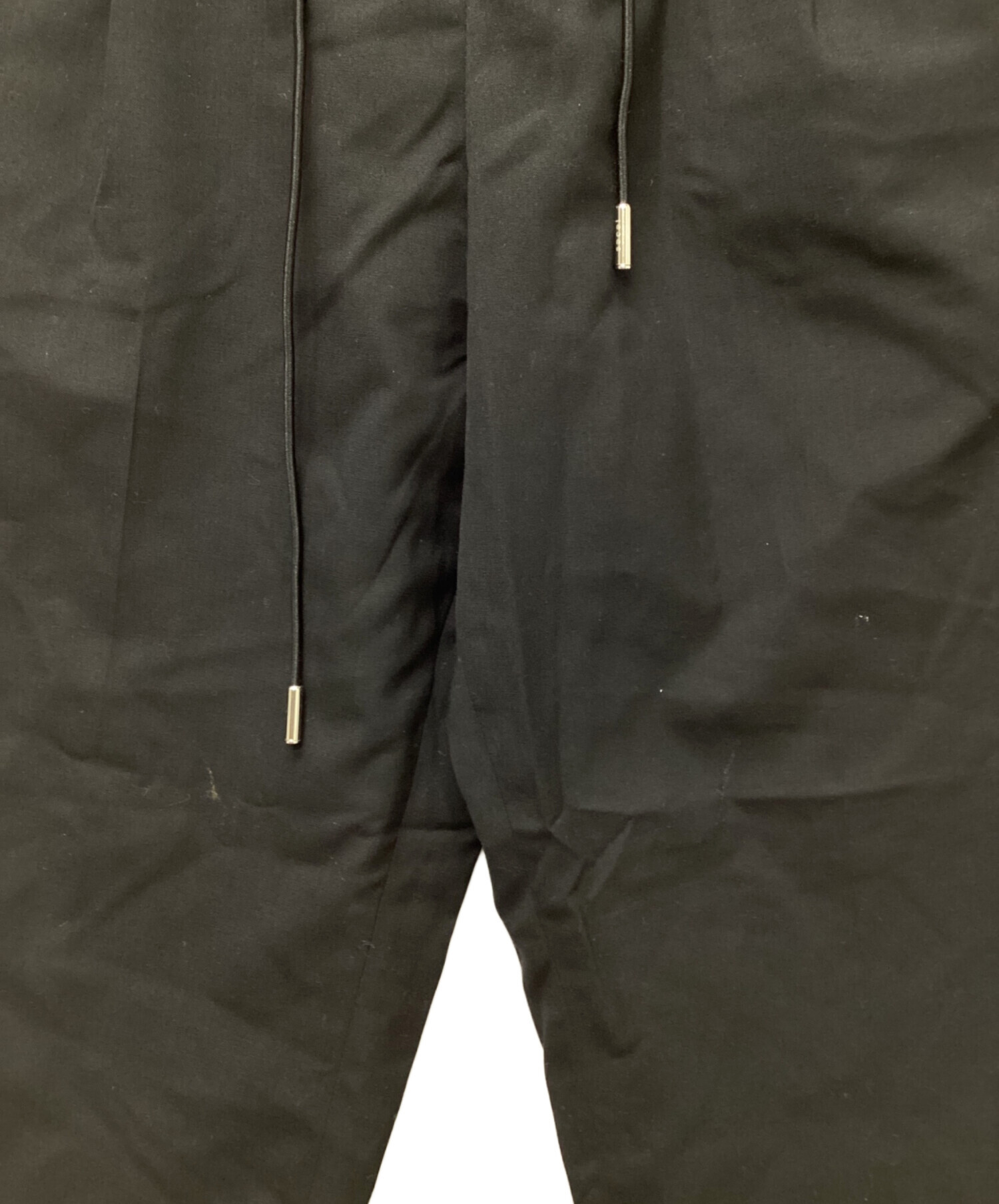 中古・古着通販】sacai (サカイ) スーチングスラックスパンツ ブラック