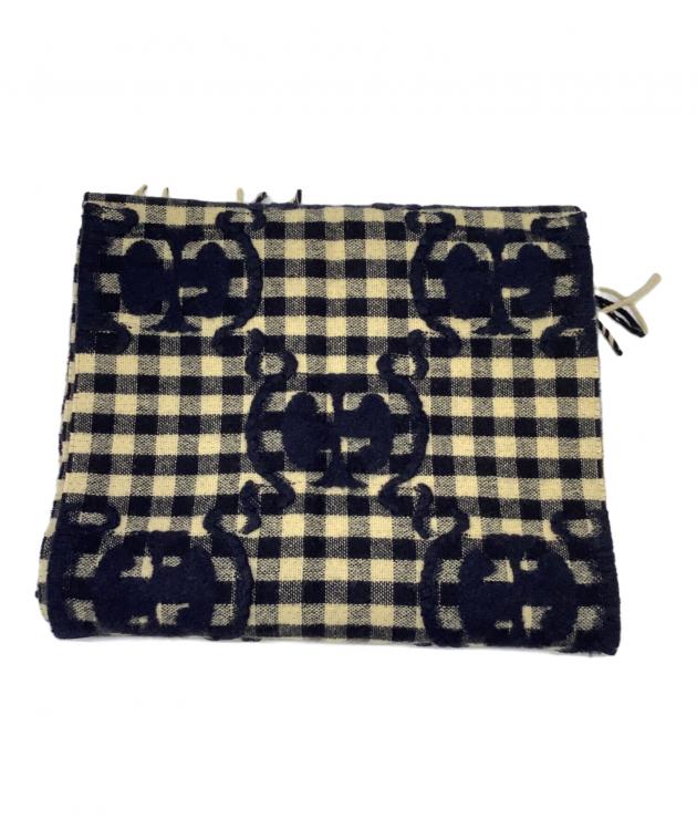 GUCCI 644365 マフラー ジャガード GG ギンガムチェック 中古・古着通販】GUCCI (グッチ) ジャガードギンガムチェックマフラー