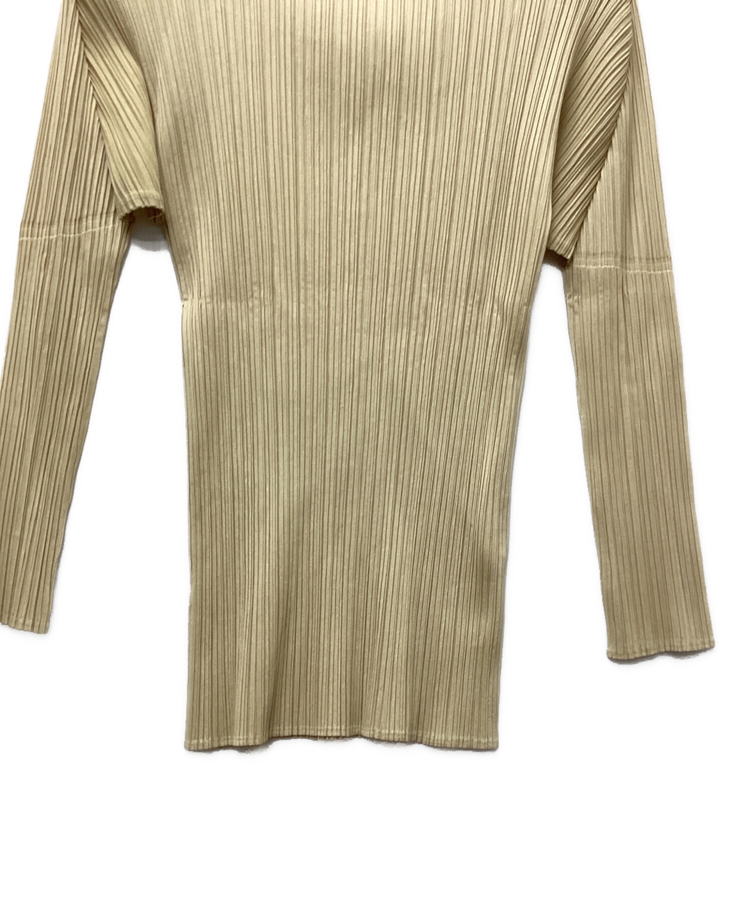 PLEATS PLEASE プリーツプリーズ 長袖 ベージュ 大きいサイズ 4 - トップス