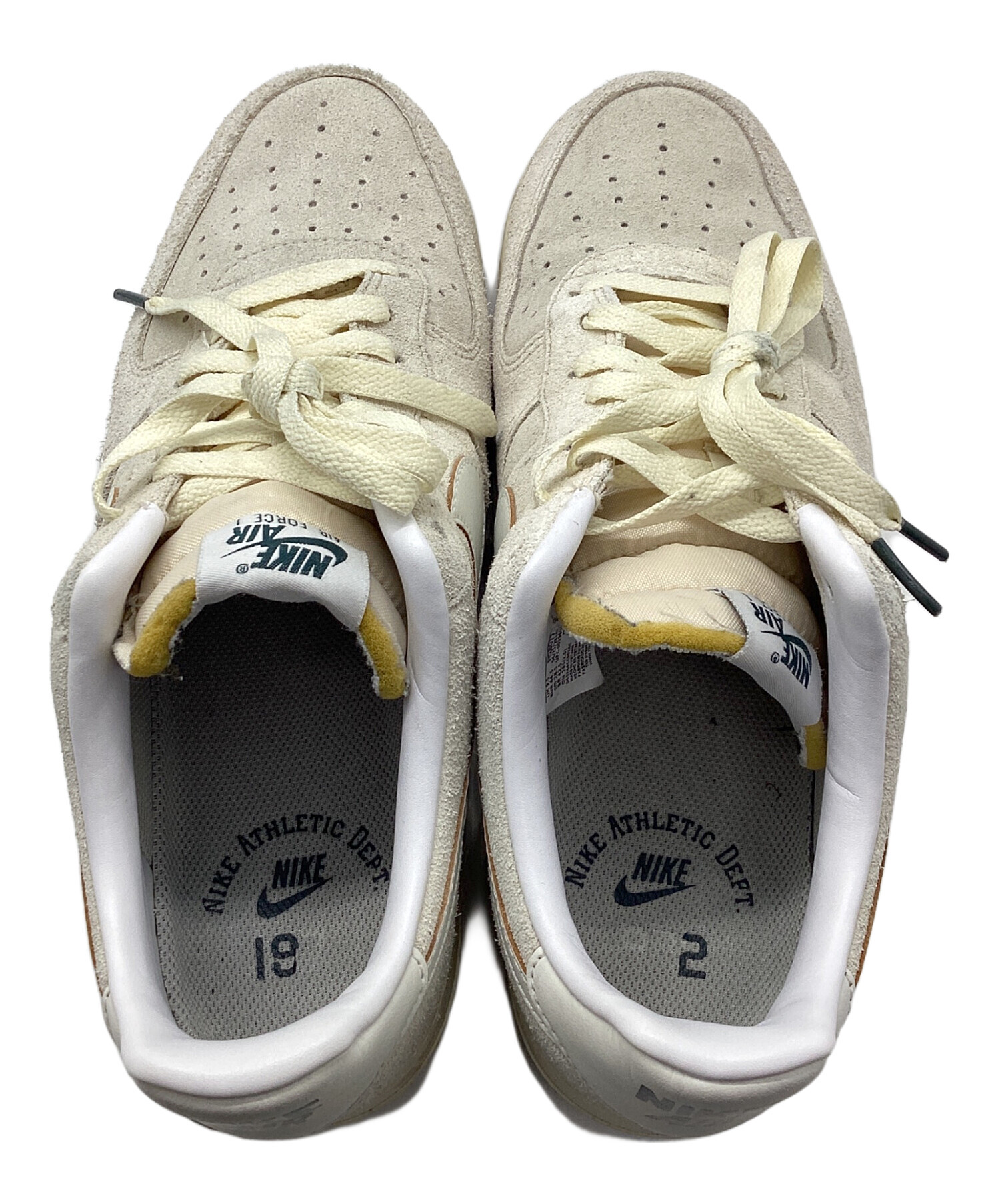中古・古着通販】NIKE (ナイキ) NIKE AIR FORCE 1 ベージュ サイズ 