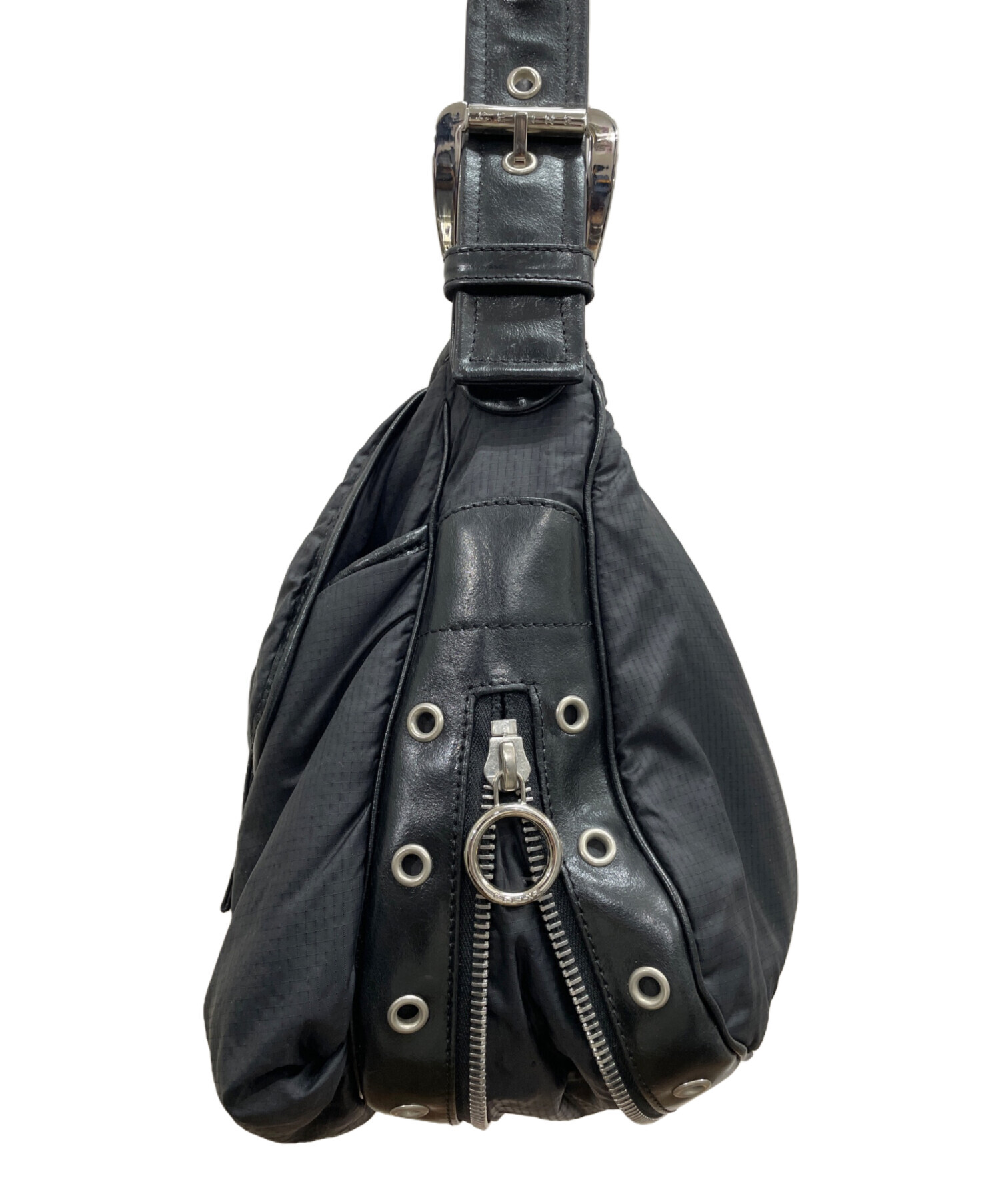 CÉLINE ブラックショルダーバッグ CELINE 「CELINE」 ショルダーバッグ - ブラック レディース