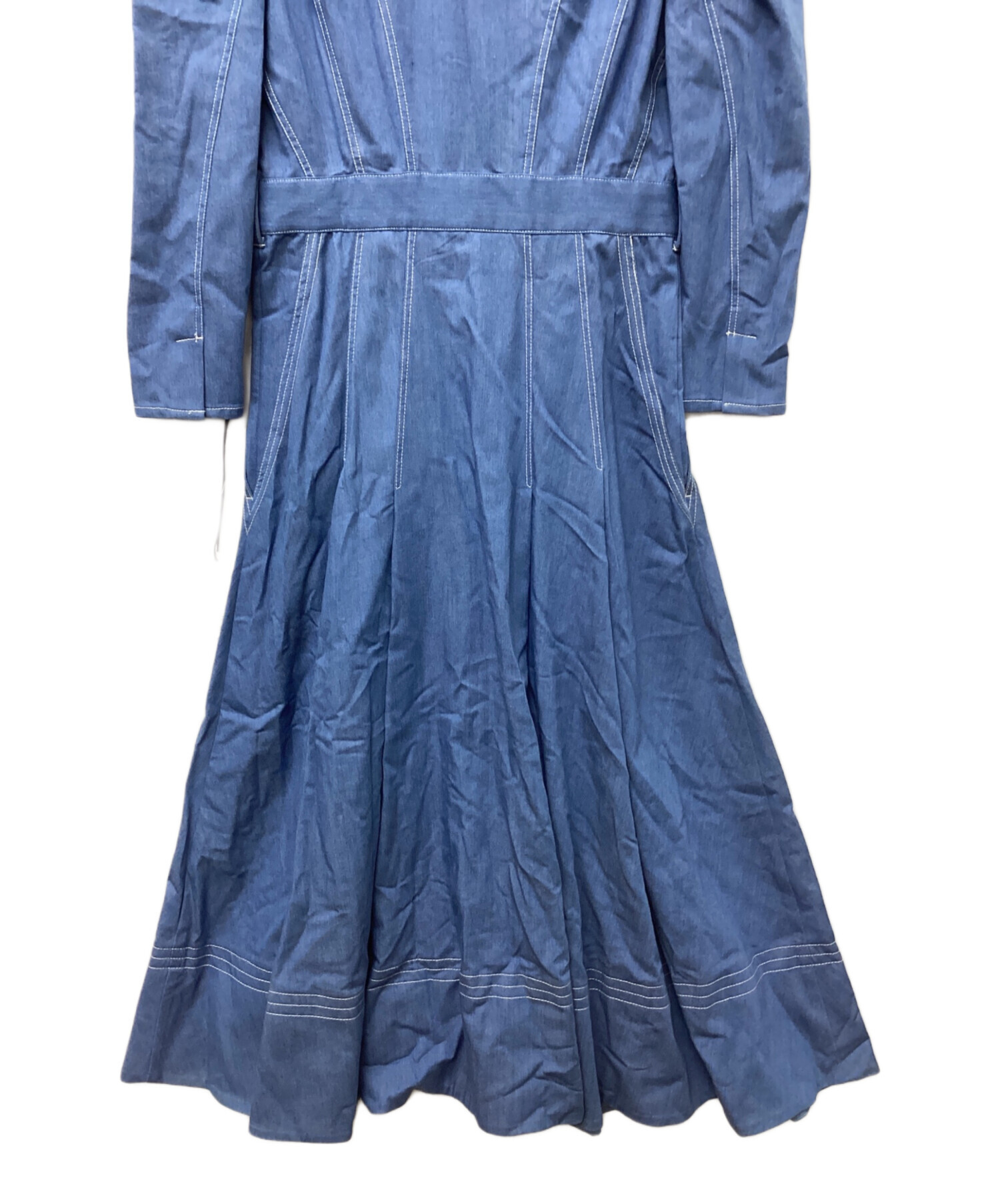 中古・古着通販】HER LIP TO (ハーリップトゥ) Denim Trimmed Volume 
