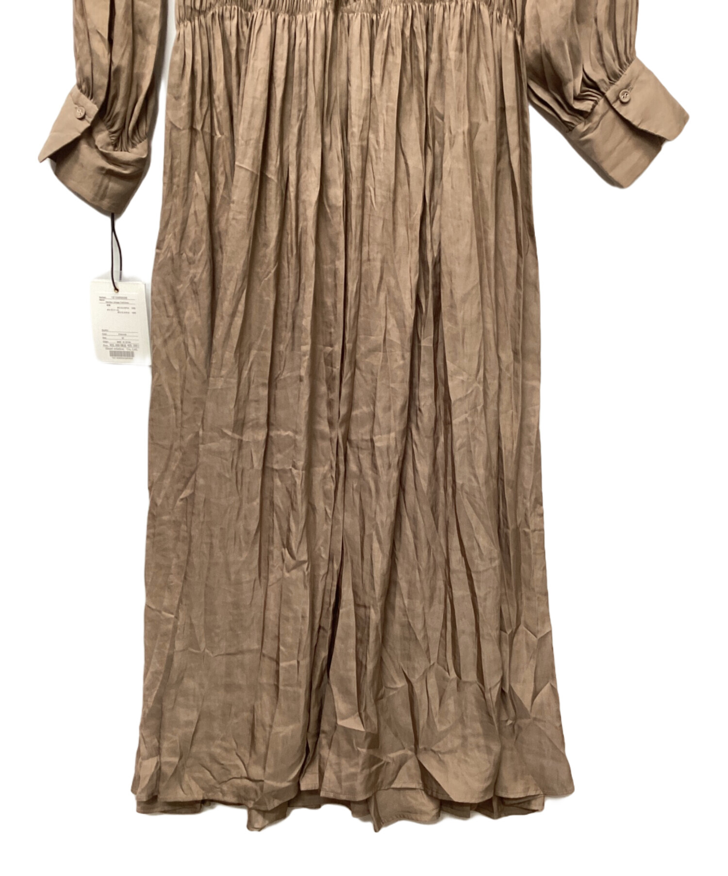 herlipto Side Bow Vintage Twill Dress