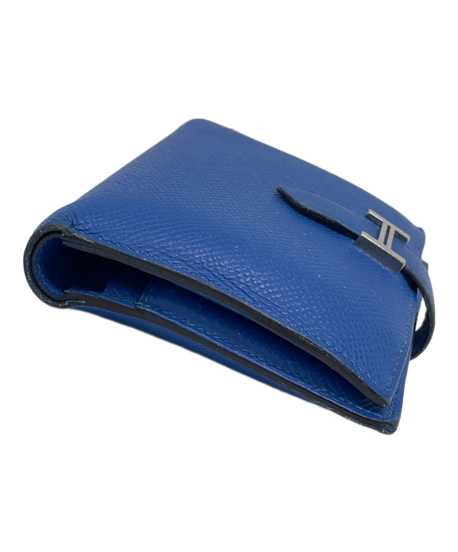 中古・古着通販】HERMES (エルメス) 2つ折り財布 ブルー｜ブランド