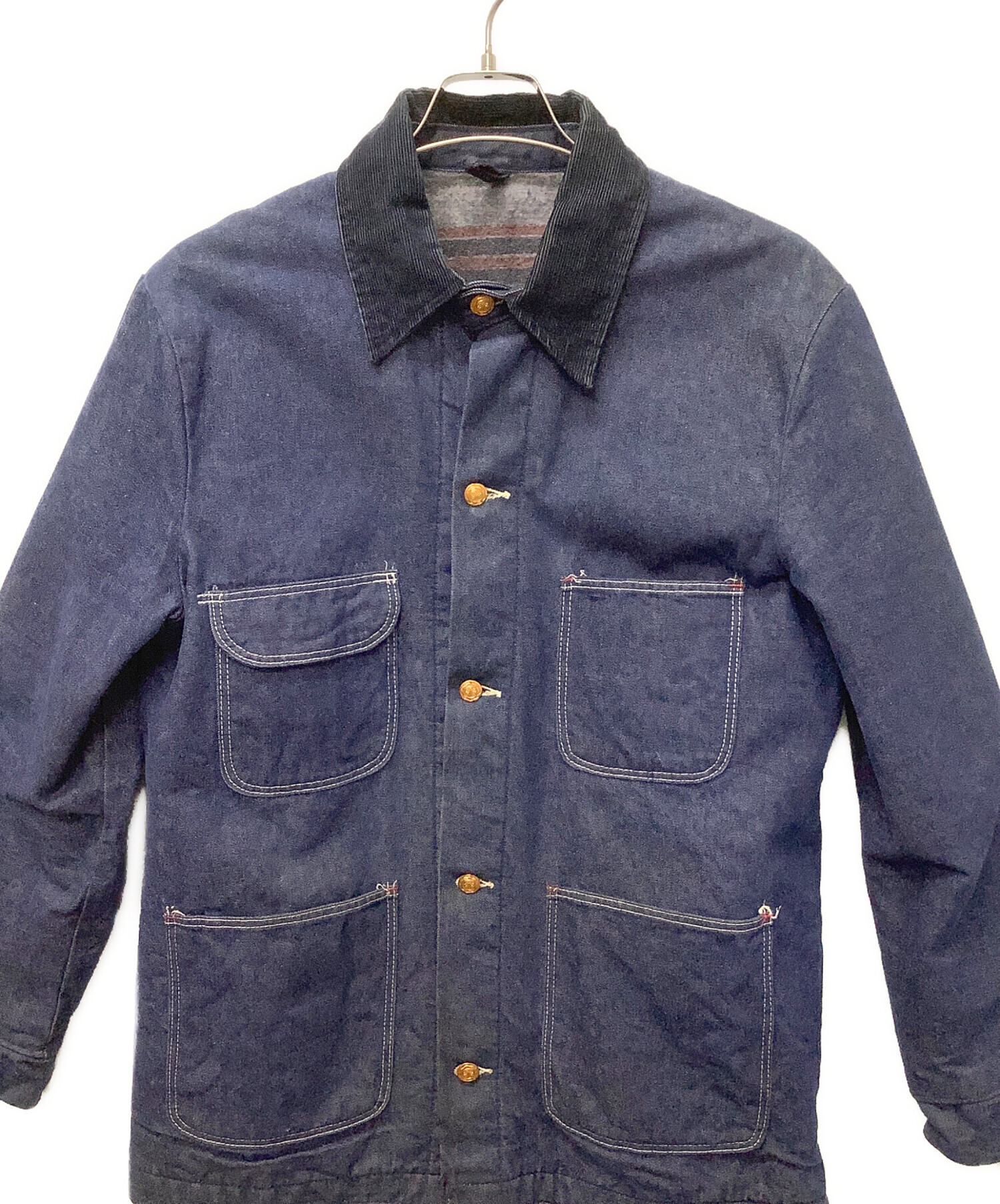 中古・古着通販】Bluebell (ブルーベル) カバーオール ブルー サイズ