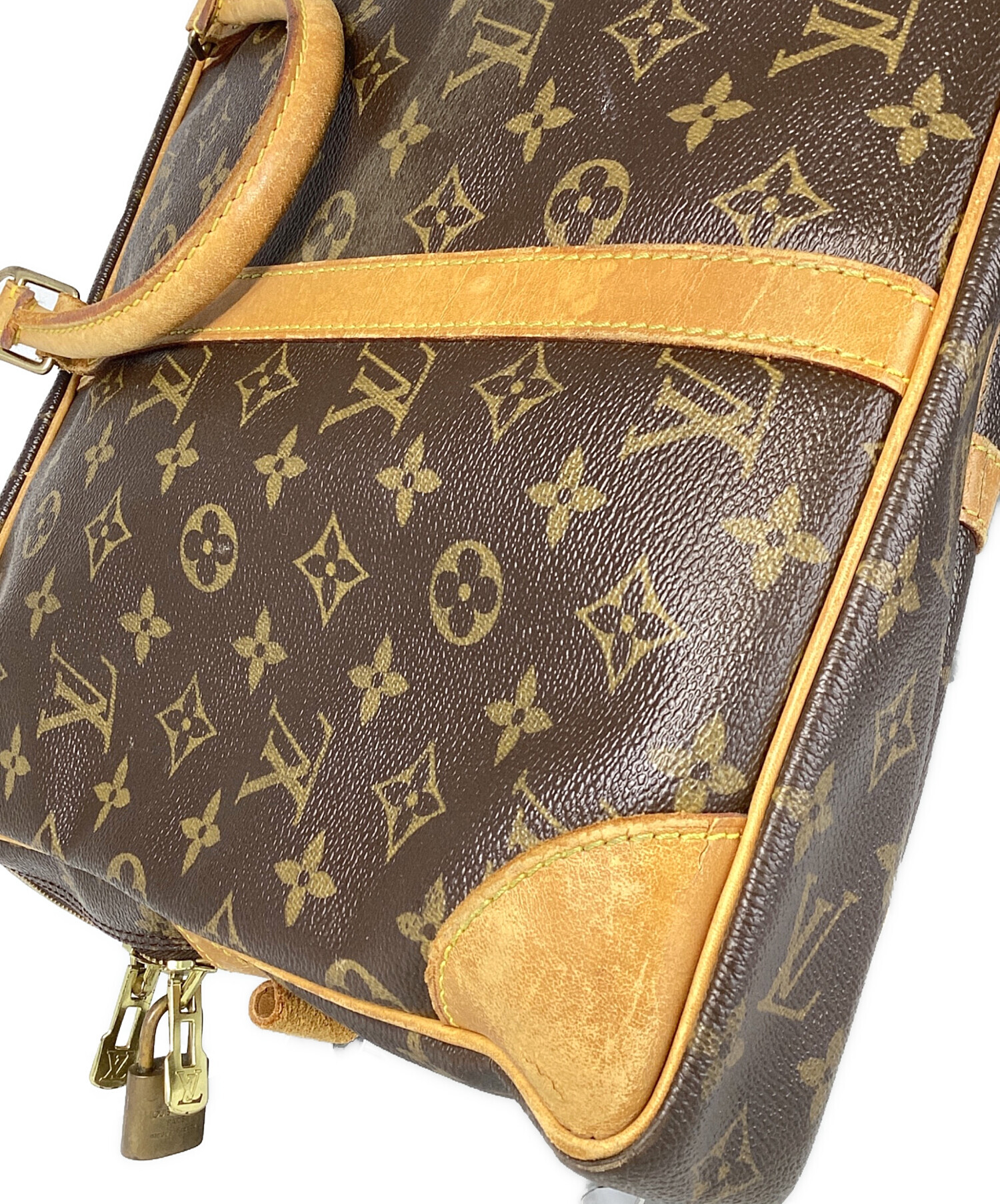 Louis Vuitton ブラウンレザービジネスバッグ 中古・古着通販】LOUIS VUITTON (ルイ ヴィトン) ビジネスバッグ