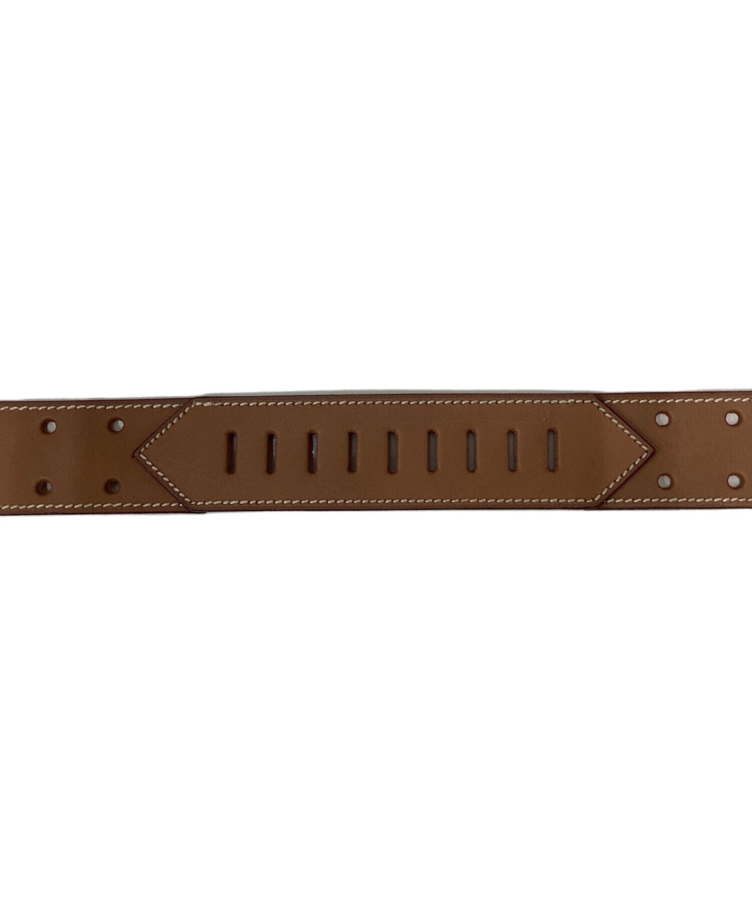 中古・古着通販】ALAIA (アライア) レザーベルト ベージュ サイズ:65