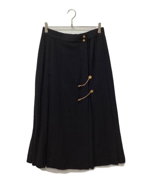 お値下げ中!!超美品!! CHANELスカート 中古・古着通販】CHANEL (シャネル) 90s ロングスカート ブラック