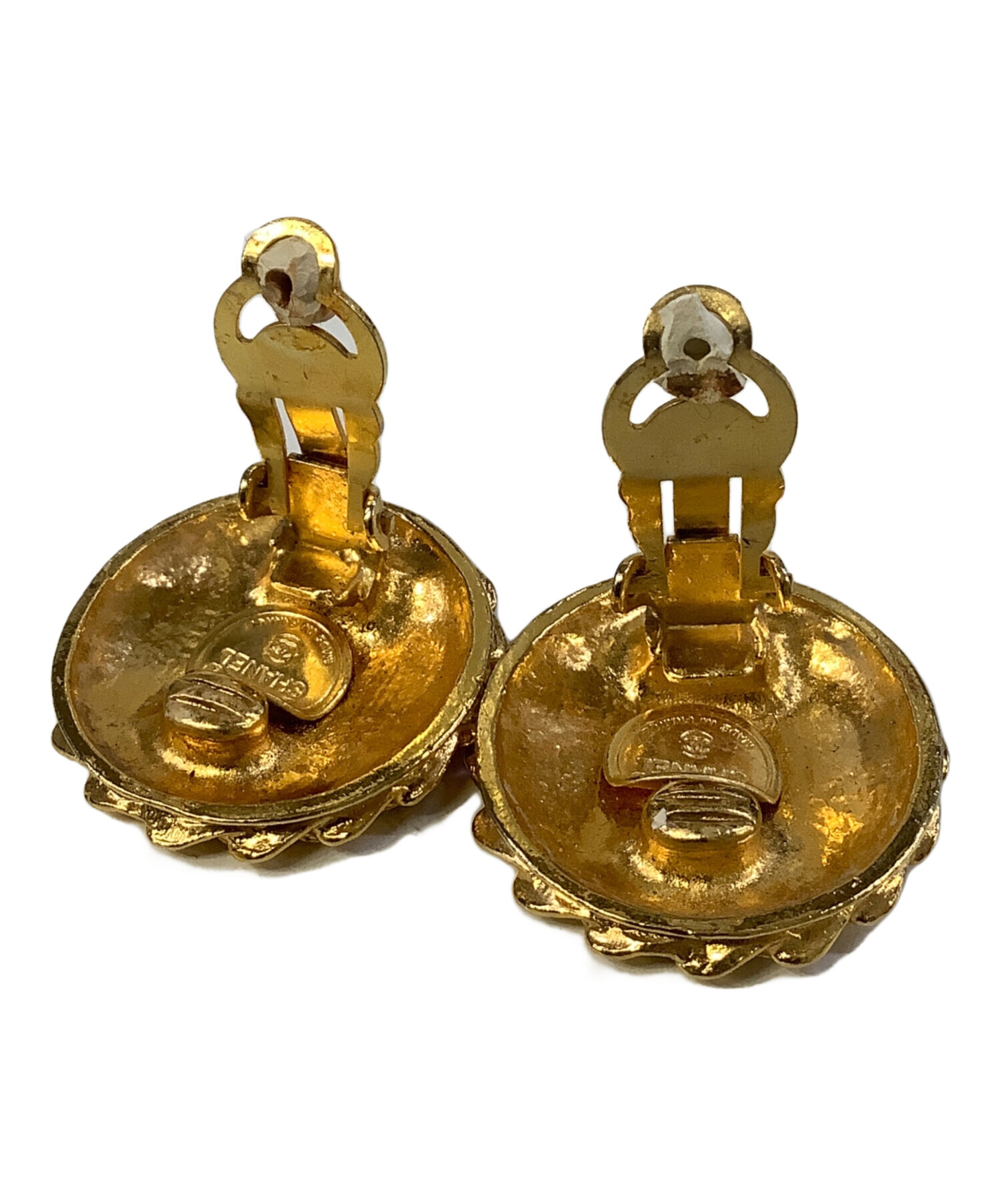 中古・古着通販】CHANEL (シャネル) イヤリング ゴールドカラー