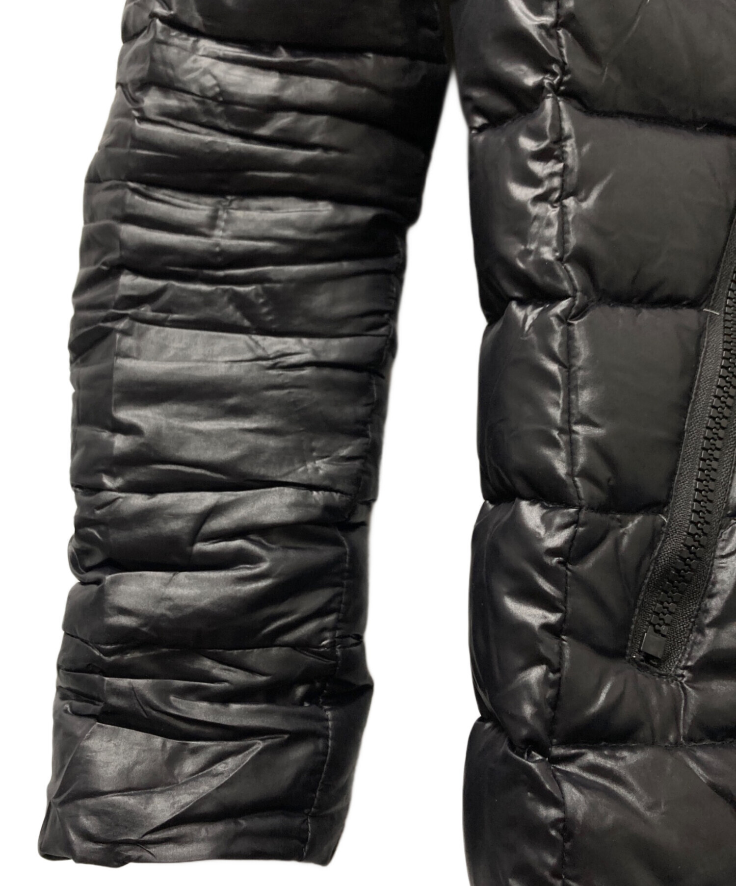 中古・古着通販】MONCLER (モンクレール) ダウンコート ブラック