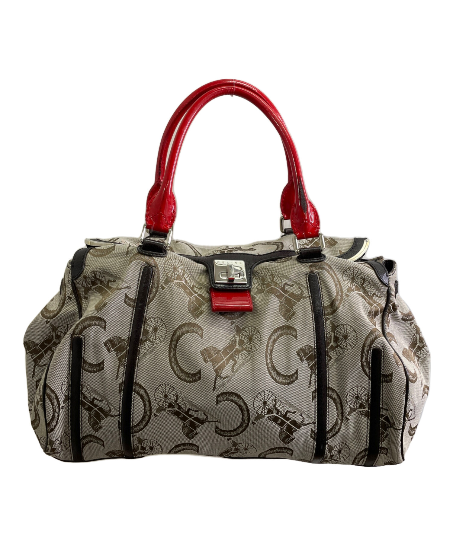 中古・古着通販】CELINE (セリーヌ) ハンドバッグ グレー｜ブランド 