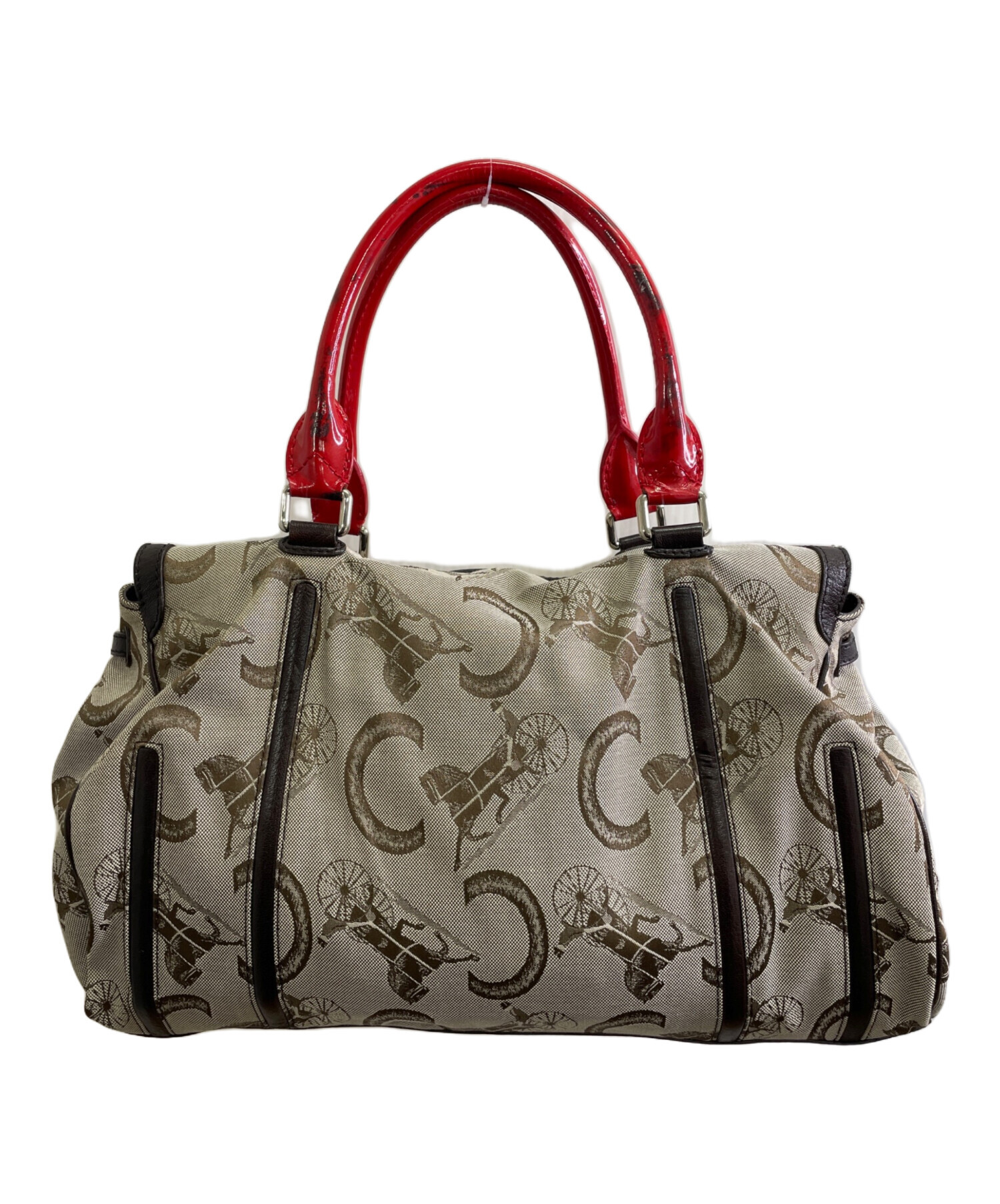 中古・古着通販】CELINE (セリーヌ) ハンドバッグ グレー｜ブランド 