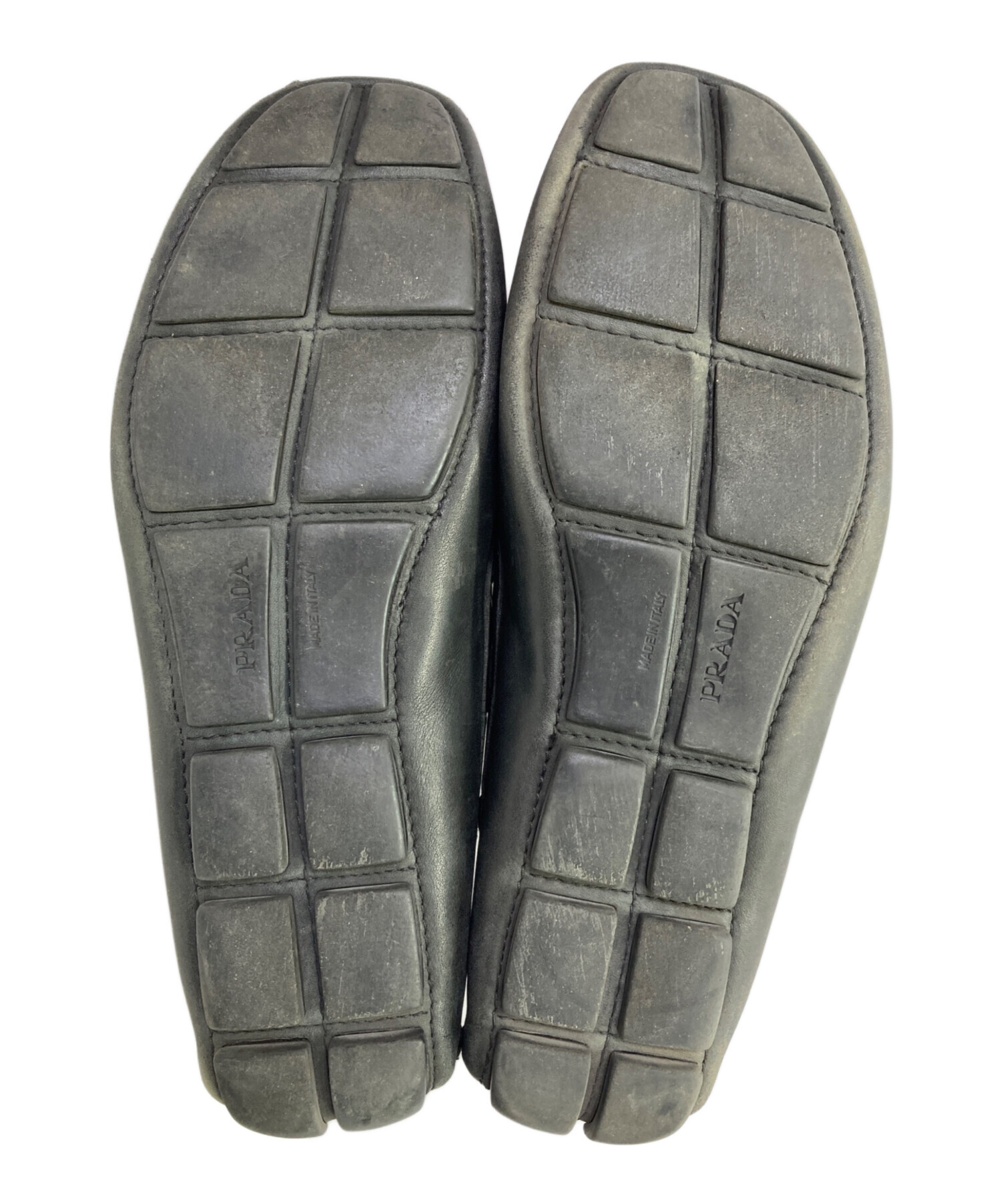 中古・古着通販】PRADA (プラダ) ドライビングシューズ ブラック