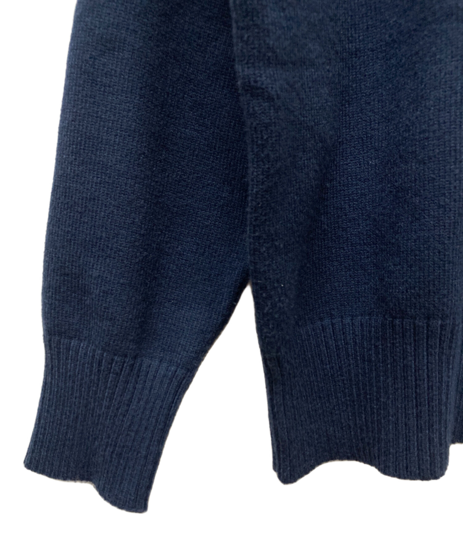 AMI PARIS ネイビー サイズXS ロゴニットセーター アミパリス AMI