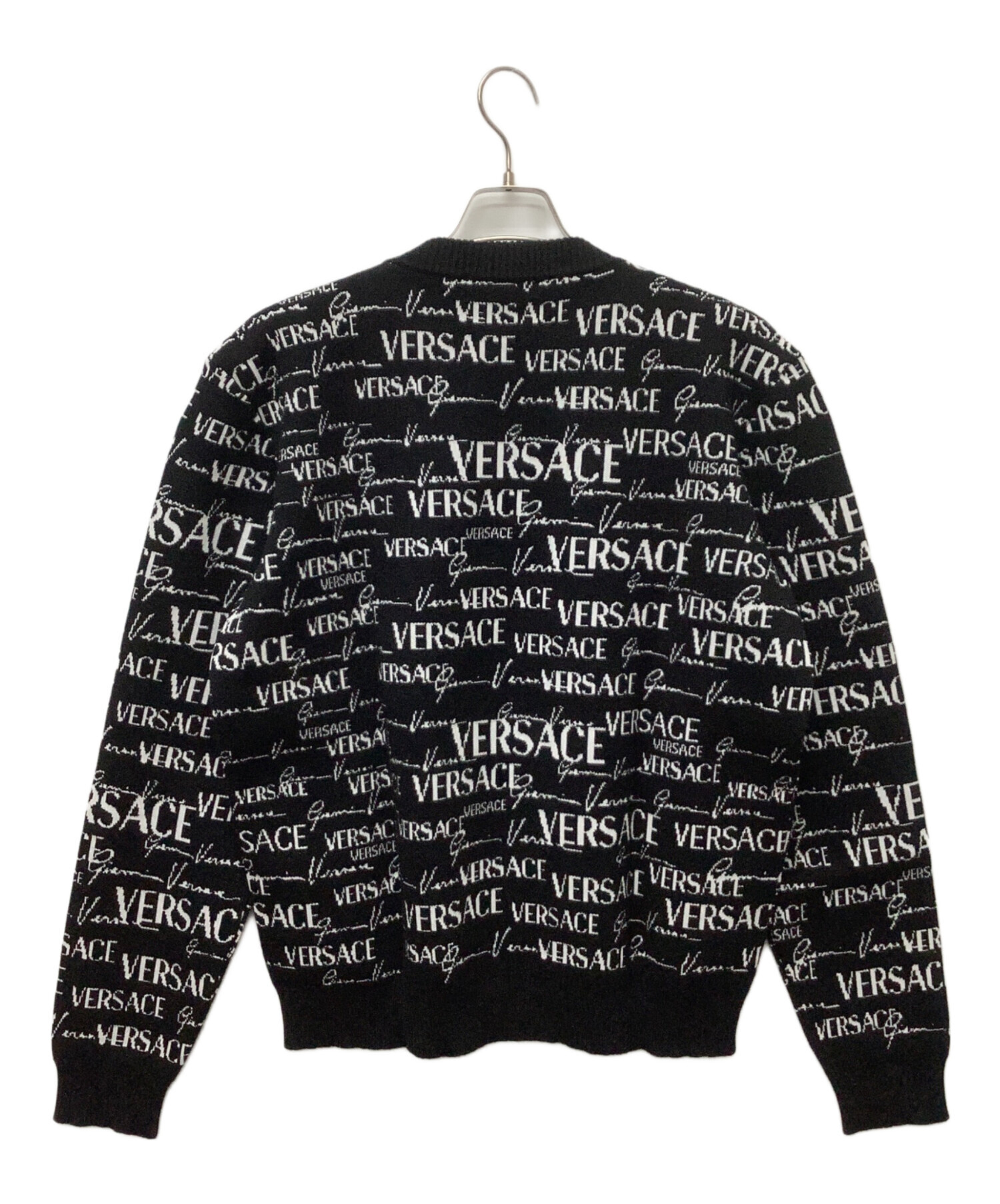中古・古着通販】VERSACE (ヴェルサーチェ) ジャガードロゴニット