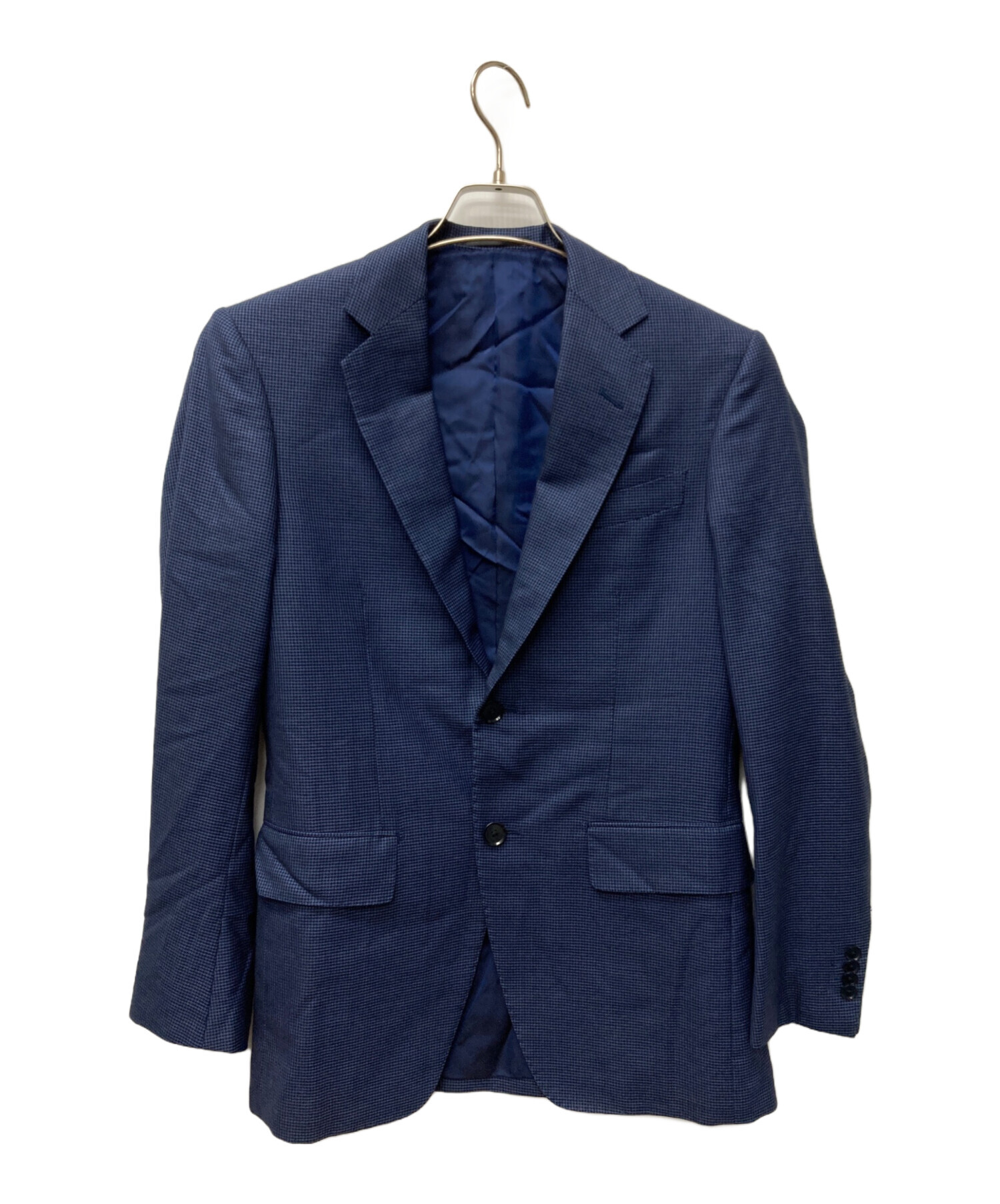 【美品】TOMORROW LAND ロロピアーナ セットアップ スーツ 紺 M 中古・古着通販】TOMORROW LAND (トゥモローランド