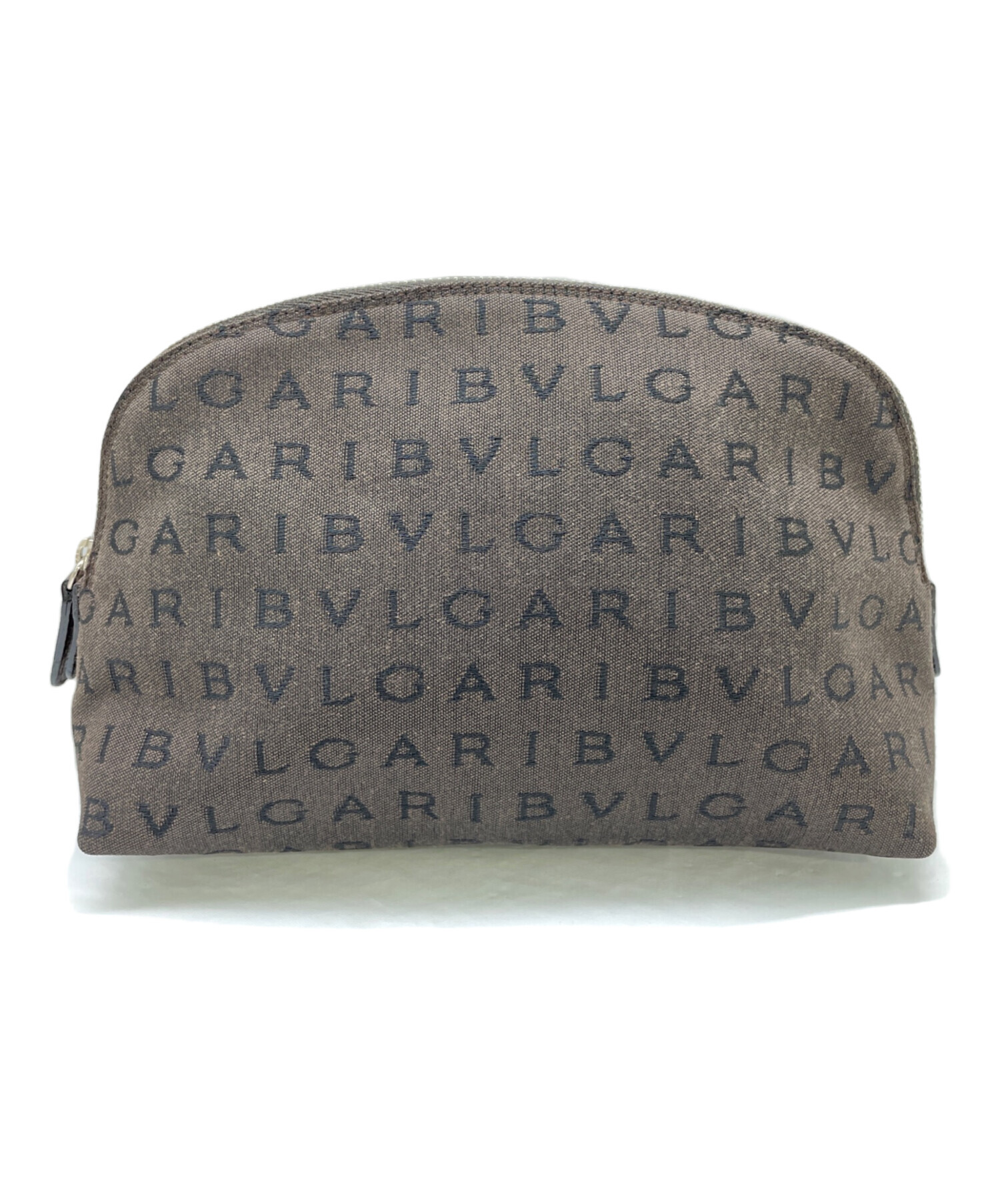 中古・古着通販】BVLGARI (ブルガリ) ポーチ ブラウン｜ブランド・古着 