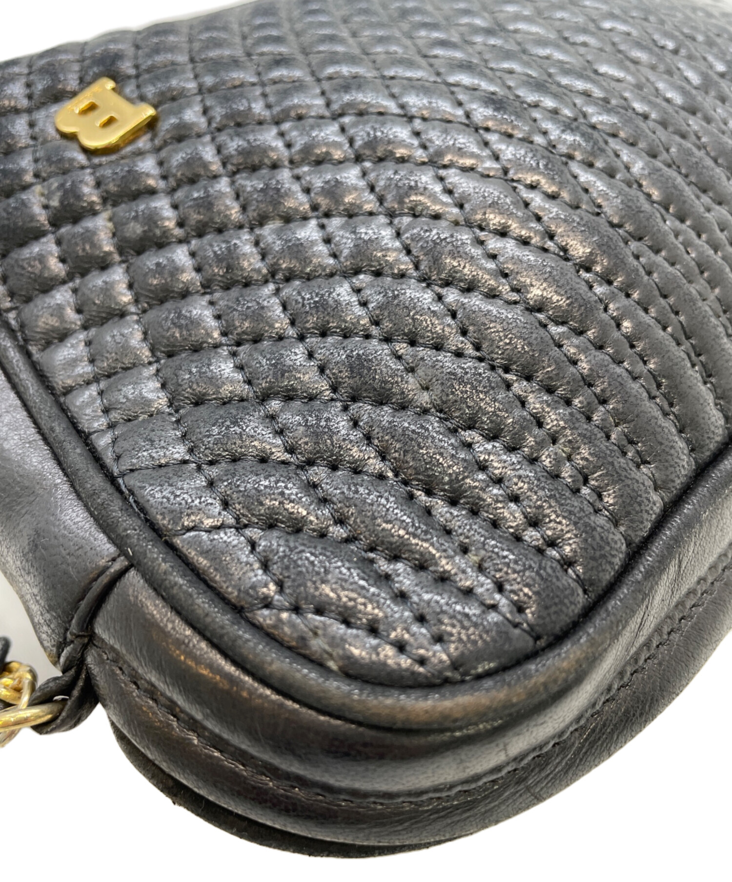 中古・古着通販】BALLY (バリー) キルティングチェーンショルダー