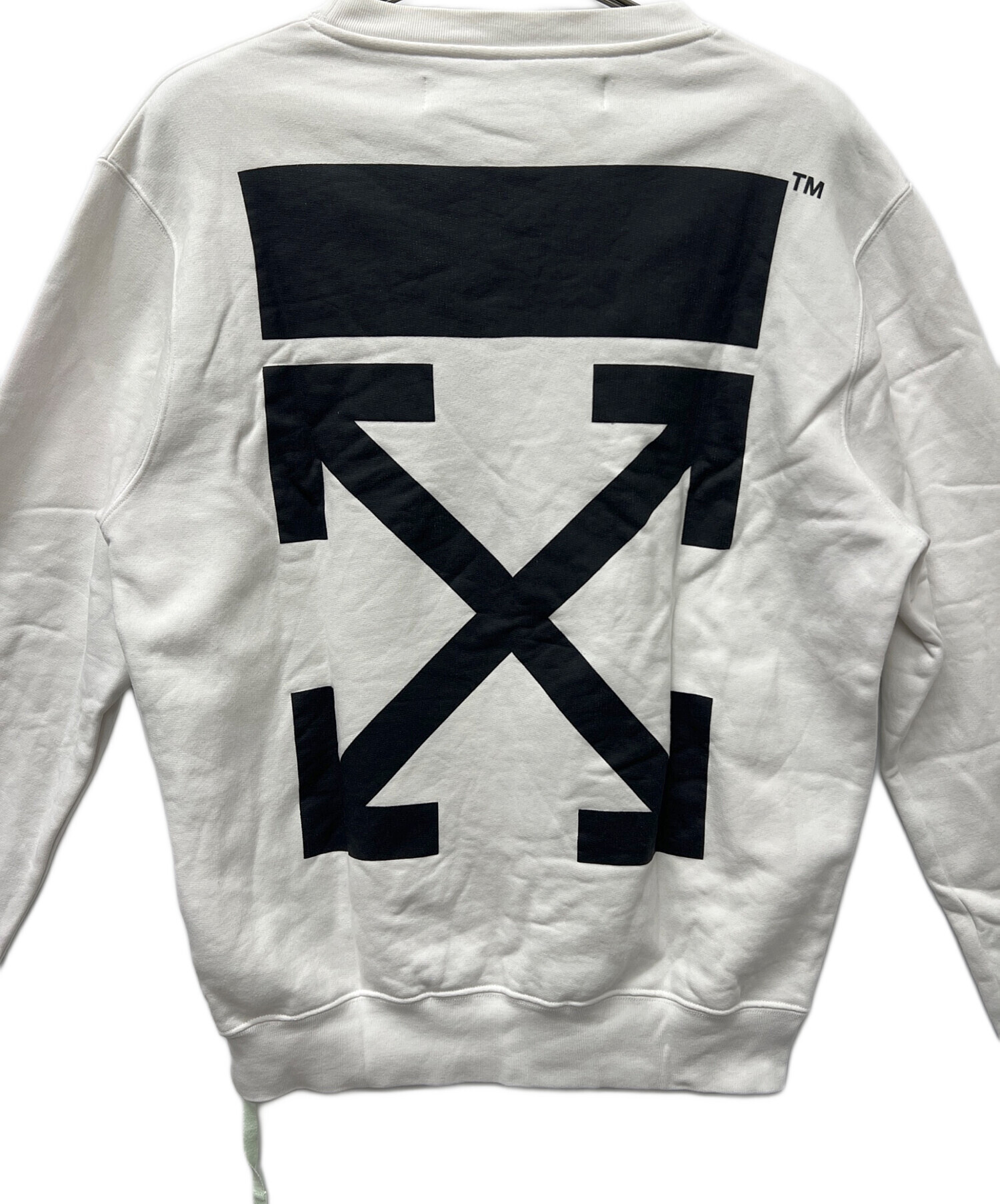 中古・古着通販】OFFWHITE (オフホワイト) クルーネックスウェット