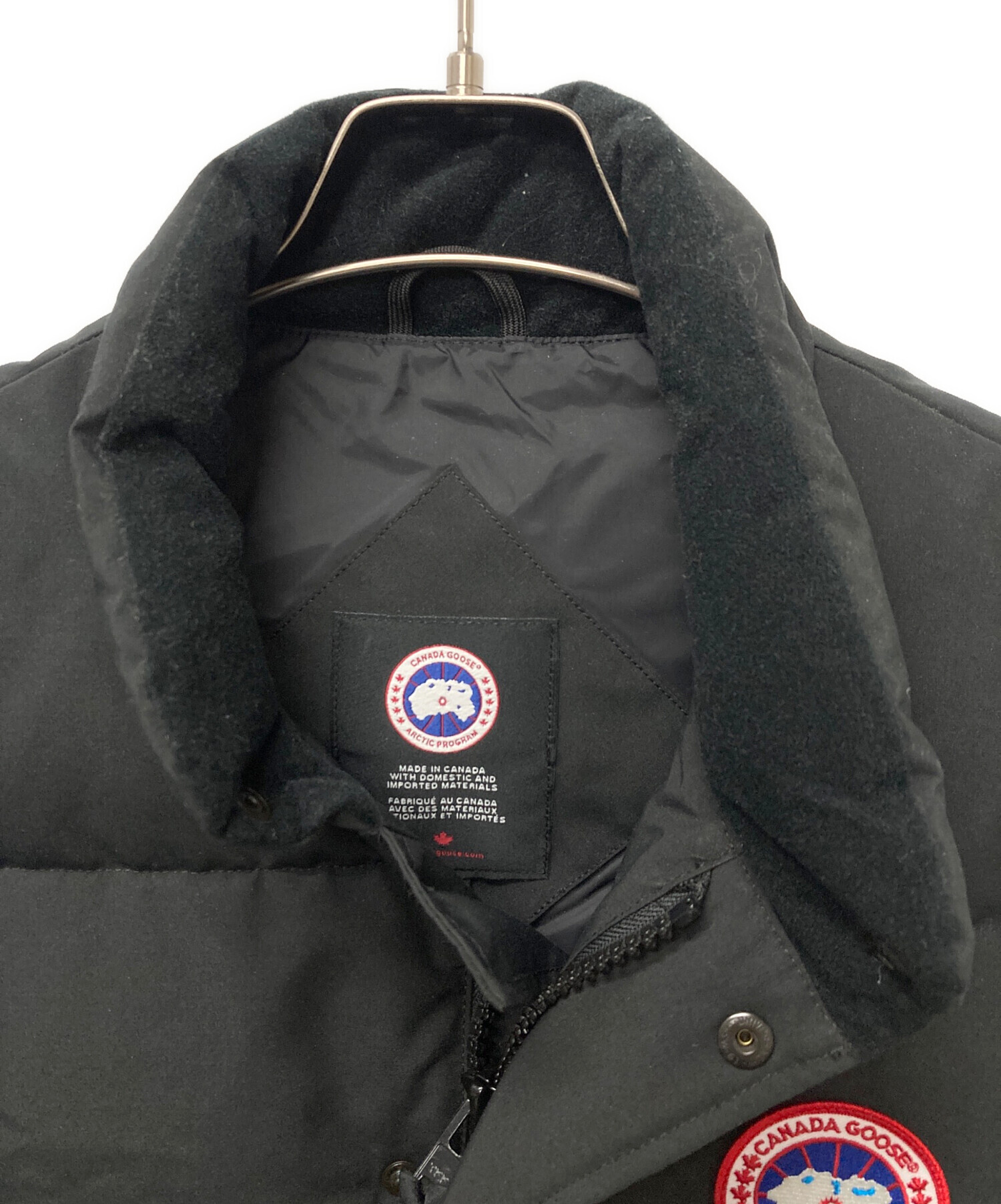中古・古着通販】CANADA GOOSE (カナダグース) ダウンベスト ブラック
