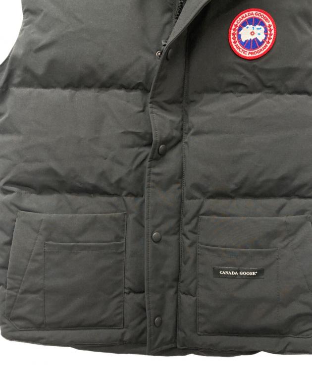 中古・古着通販】CANADA GOOSE (カナダグース) ダウンベスト ブラック