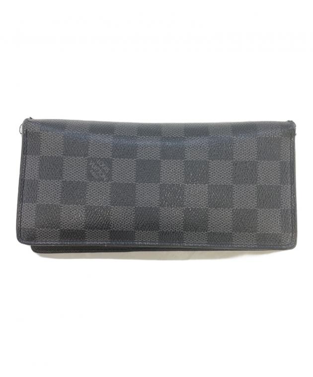 ヴィトン　長財布　黒　中古品 中古・古着通販】LOUIS VUITTON (ルイ ヴィトン) 長財布