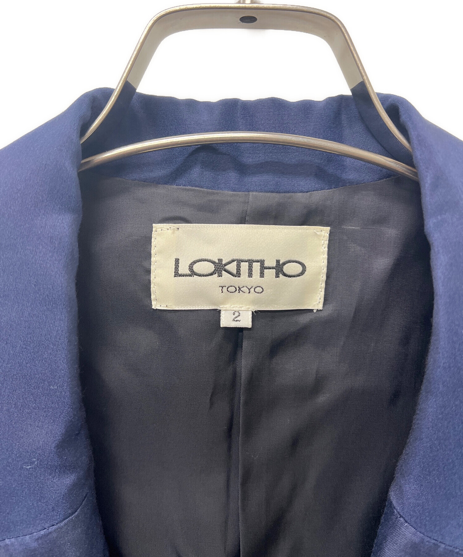 LOKITHO 刺繍入りネイビーコート　新品 定番ミモザ刺繍の別注カットソーも登場！『LOKITHO(ロキト)』2023年春