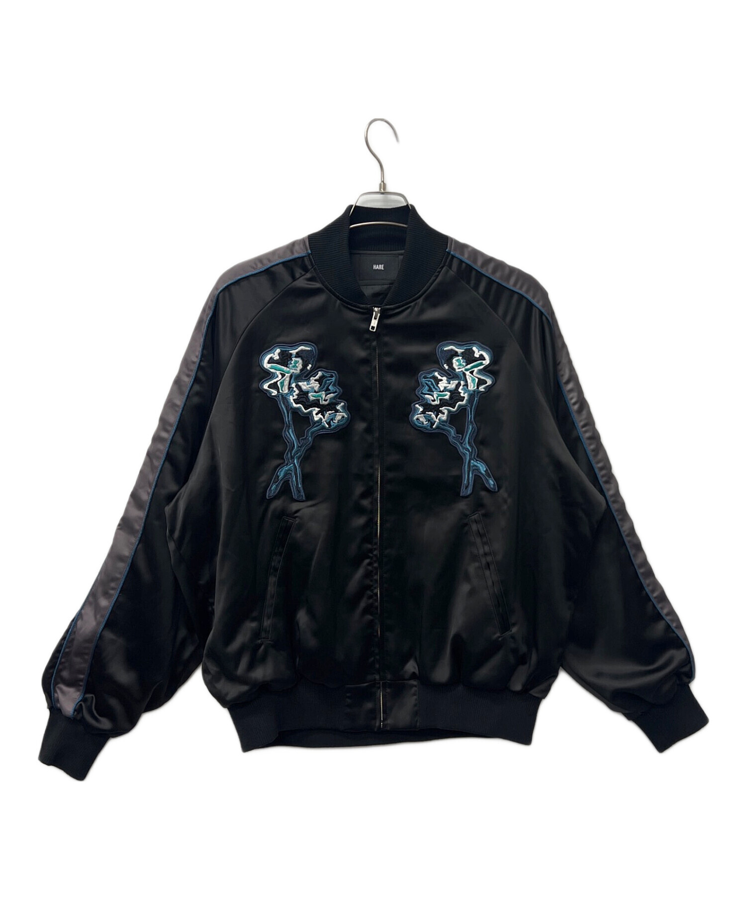 中古・古着通販】HARE (ハレ) スカジャン ブラック サイズ:FREE