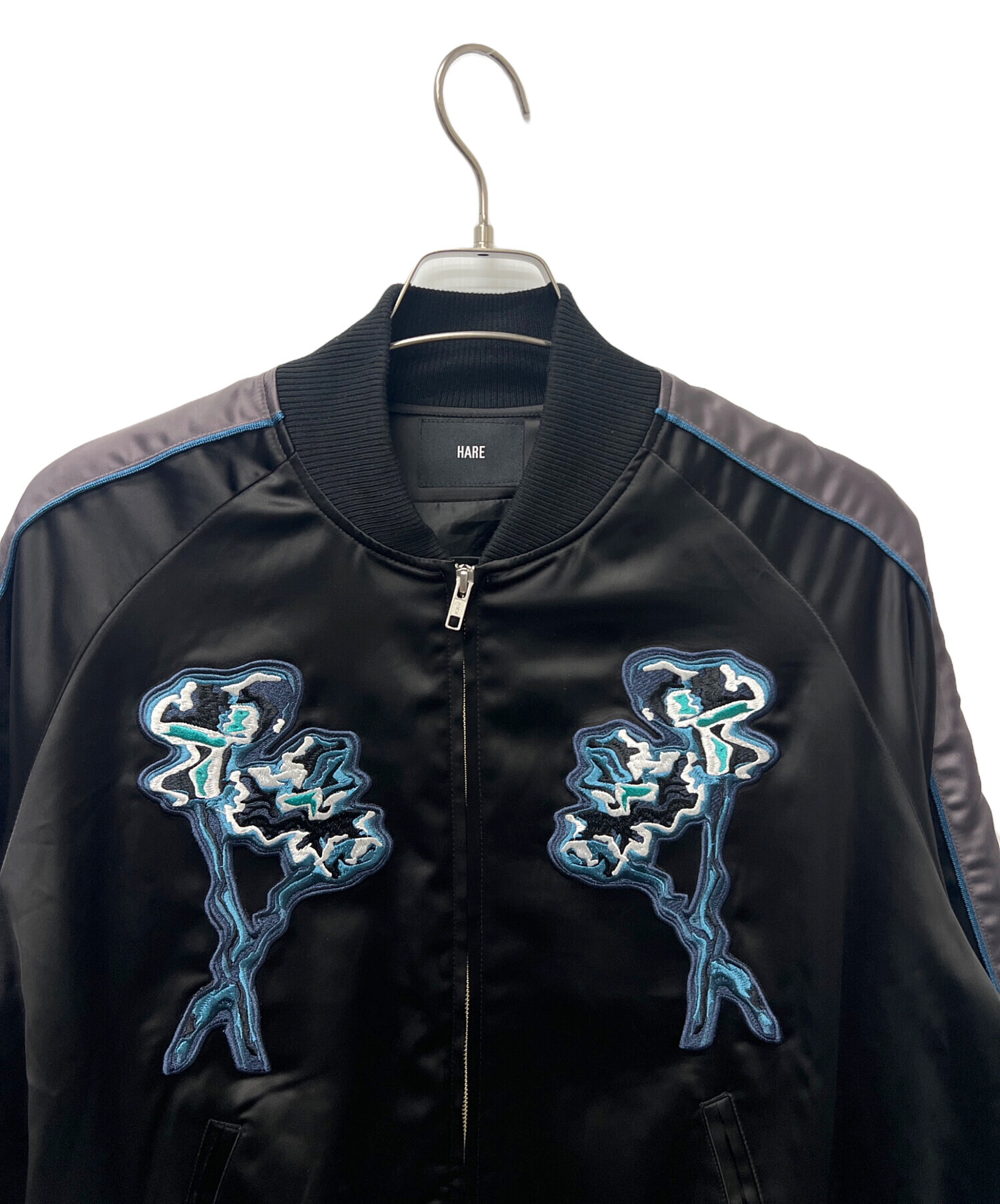 中古・古着通販】HARE (ハレ) スカジャン ブラック サイズ:FREE