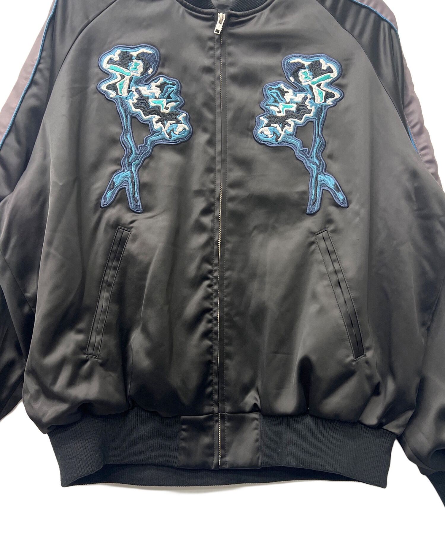 hare スカジャン 中古・古着通販】HARE (ハレ) スカジャン ブラック サイズ:FREE