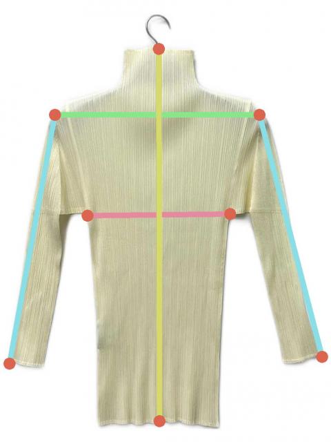 中古・古着通販】ISSEY MIYAKE (イッセイミヤケ) プリーツハイネック