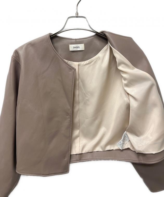 中古・古着通販】Snidel (スナイデル) フェイクレザージャケット