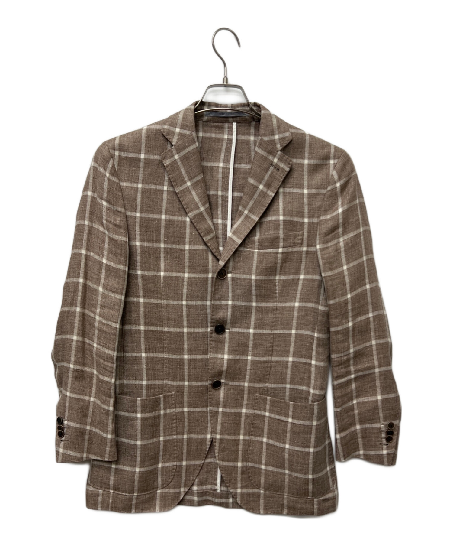 カンタレリ ブラウン ジャケット Cantareli カンタレッリ Cantarelli