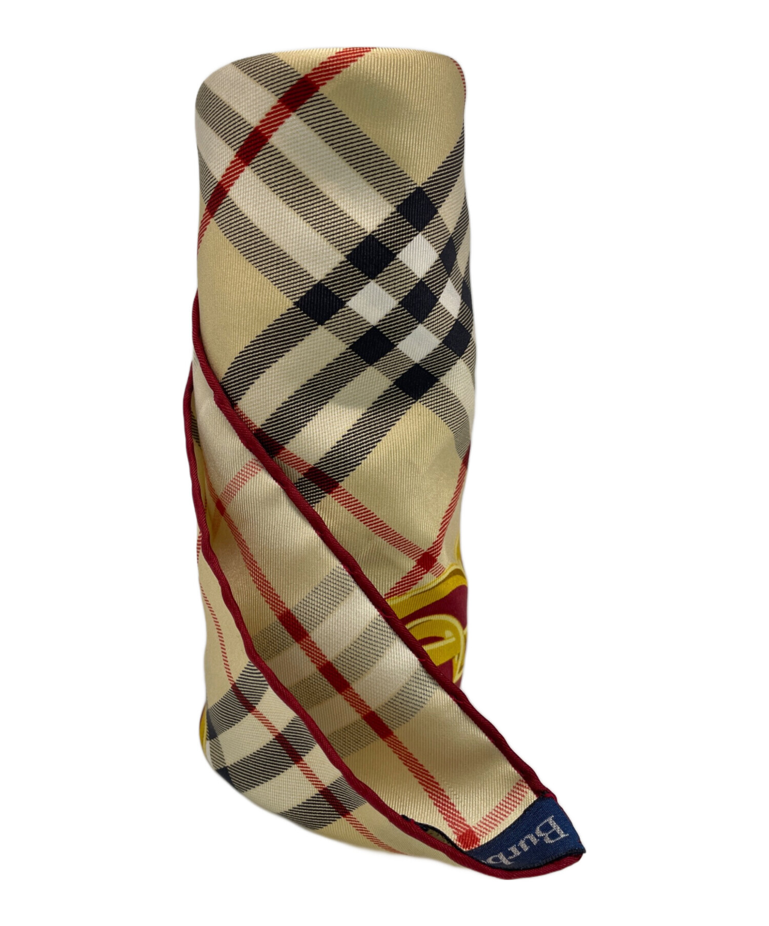 中古・古着通販】Burberry's (バーバリーズ) シルクスカーフ レッド