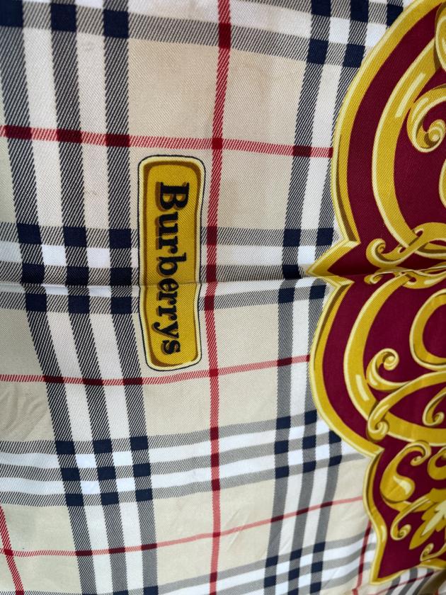 中古・古着通販】Burberry's (バーバリーズ) シルクスカーフ レッド