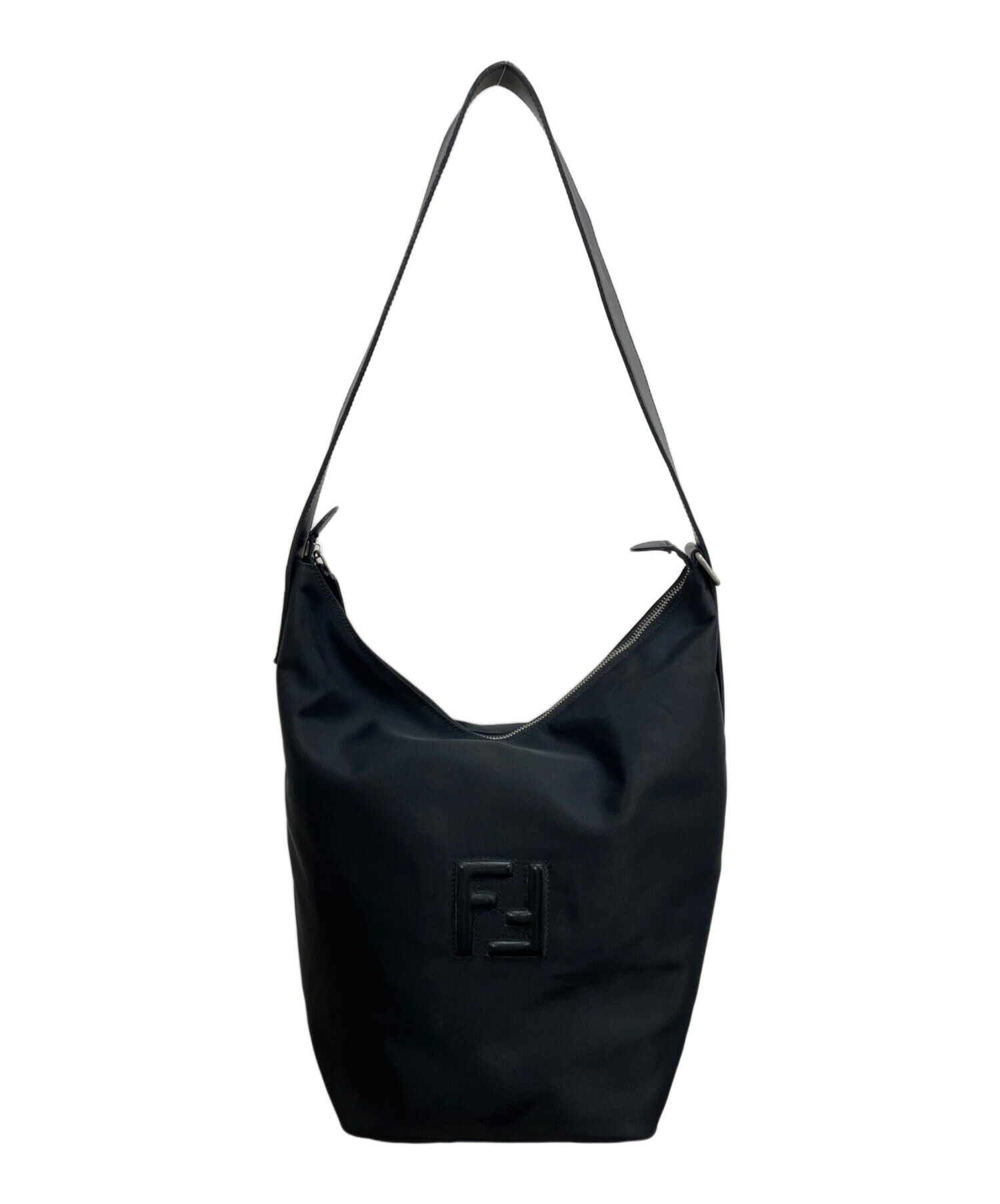 中古・古着通販】FENDI (フェンディ) ワンショルダーバッグ ブラック 