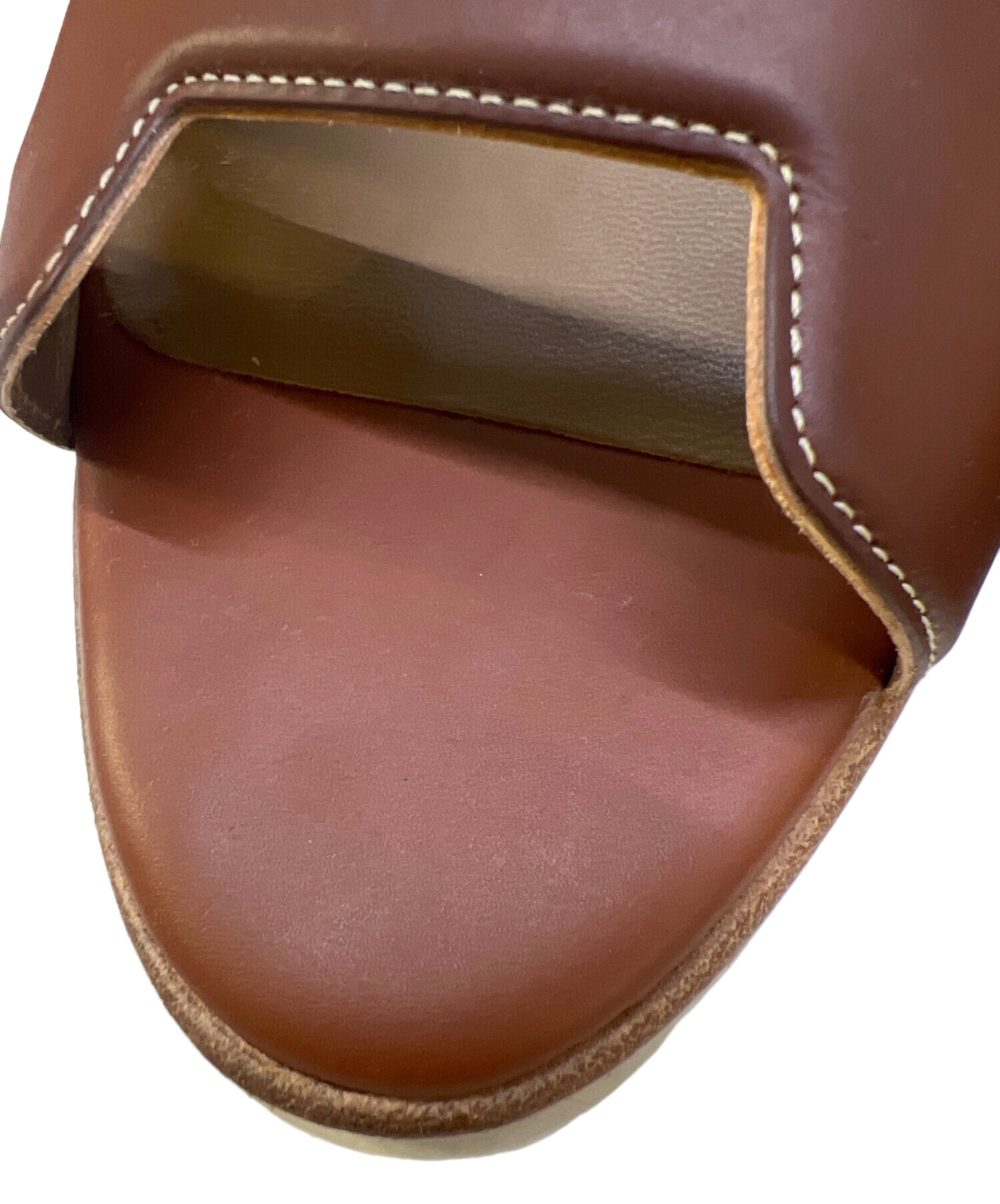 中古・古着通販】HERMES (エルメス) サンダル ブラウン サイズ:361/2