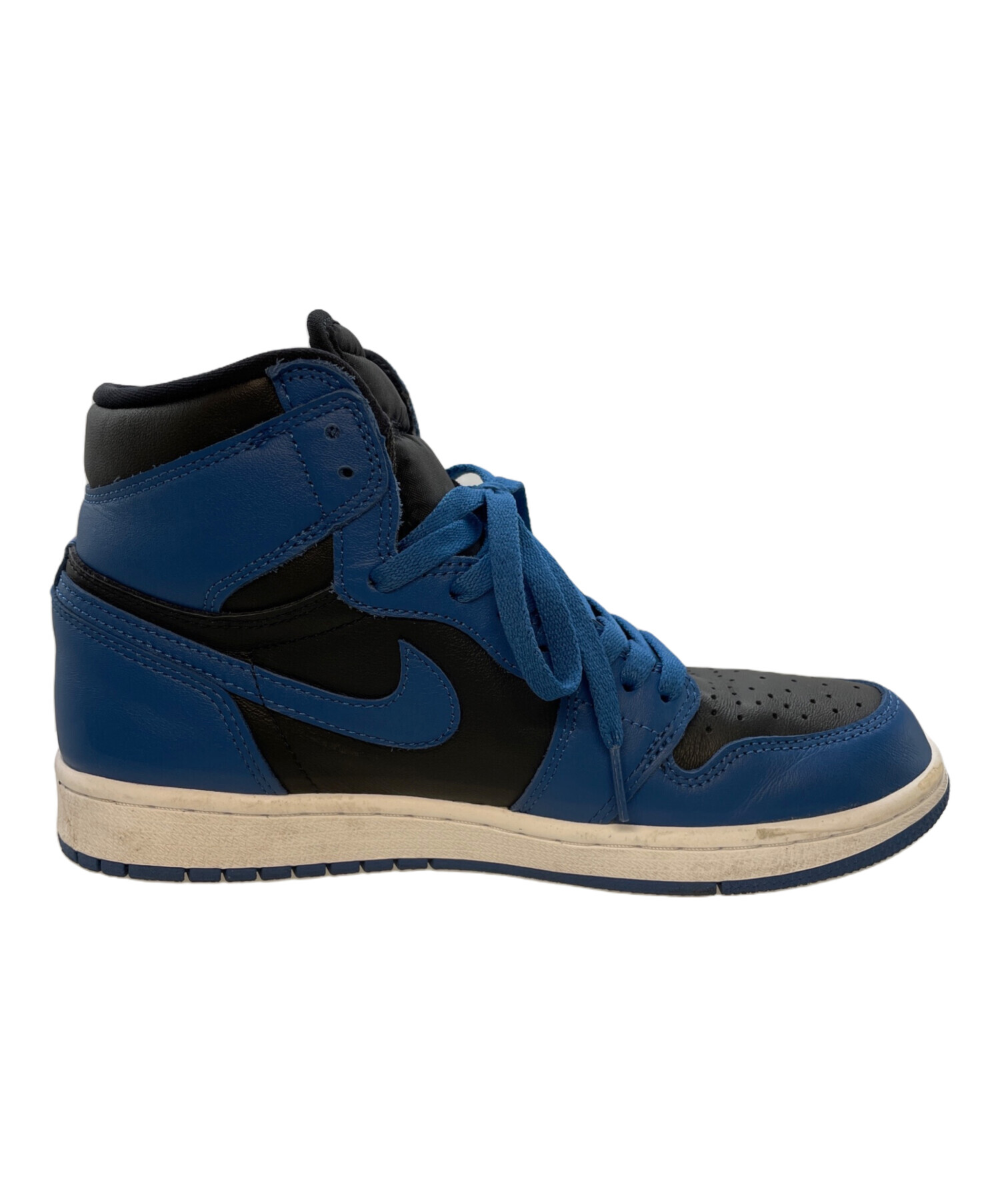中古・古着通販】NIKE (ナイキ) ハイカットスニーカー ブルー サイズ