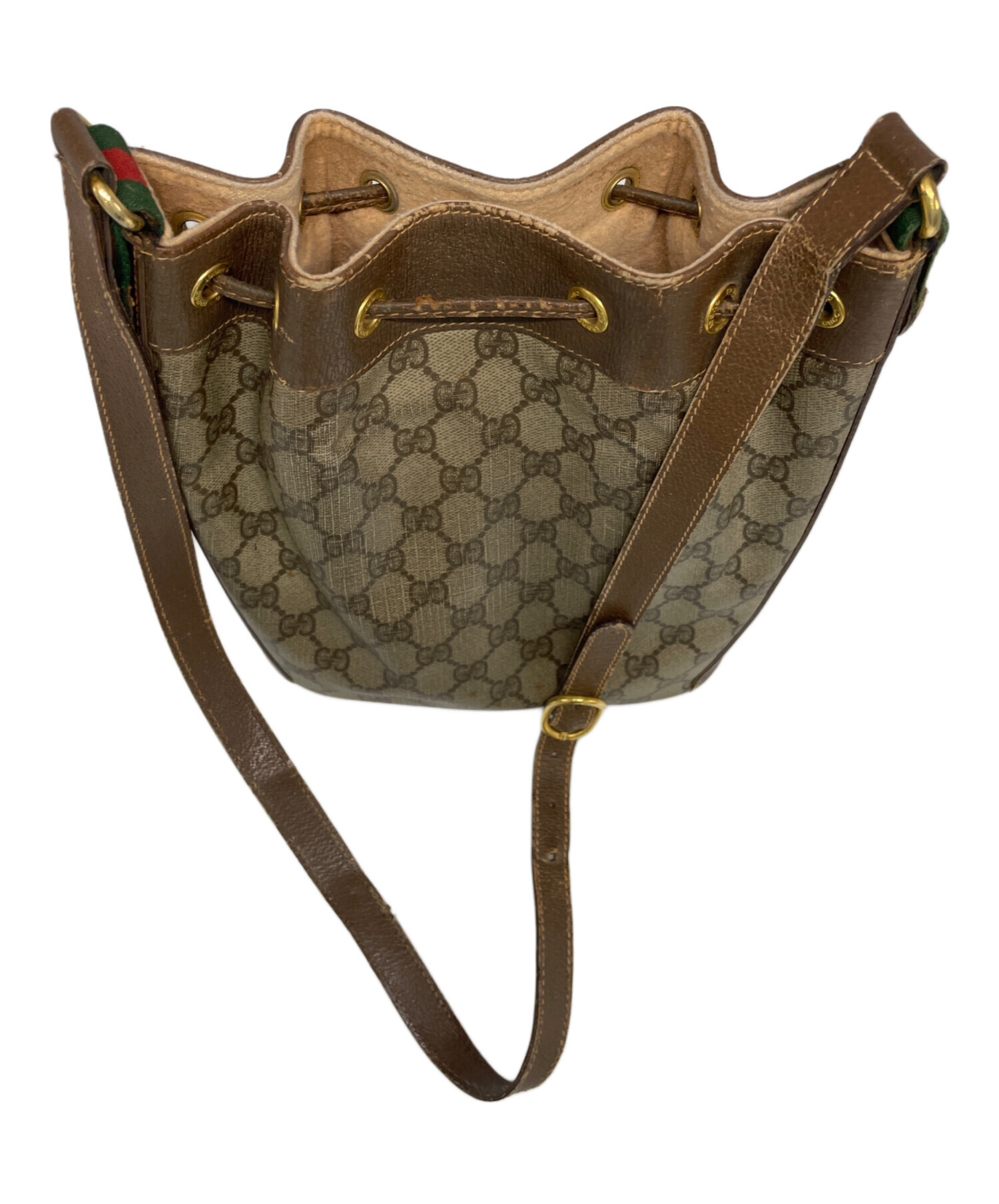 中古・古着通販】GUCCI (グッチ) ショルダーバッグ ブラウン｜ブランド 