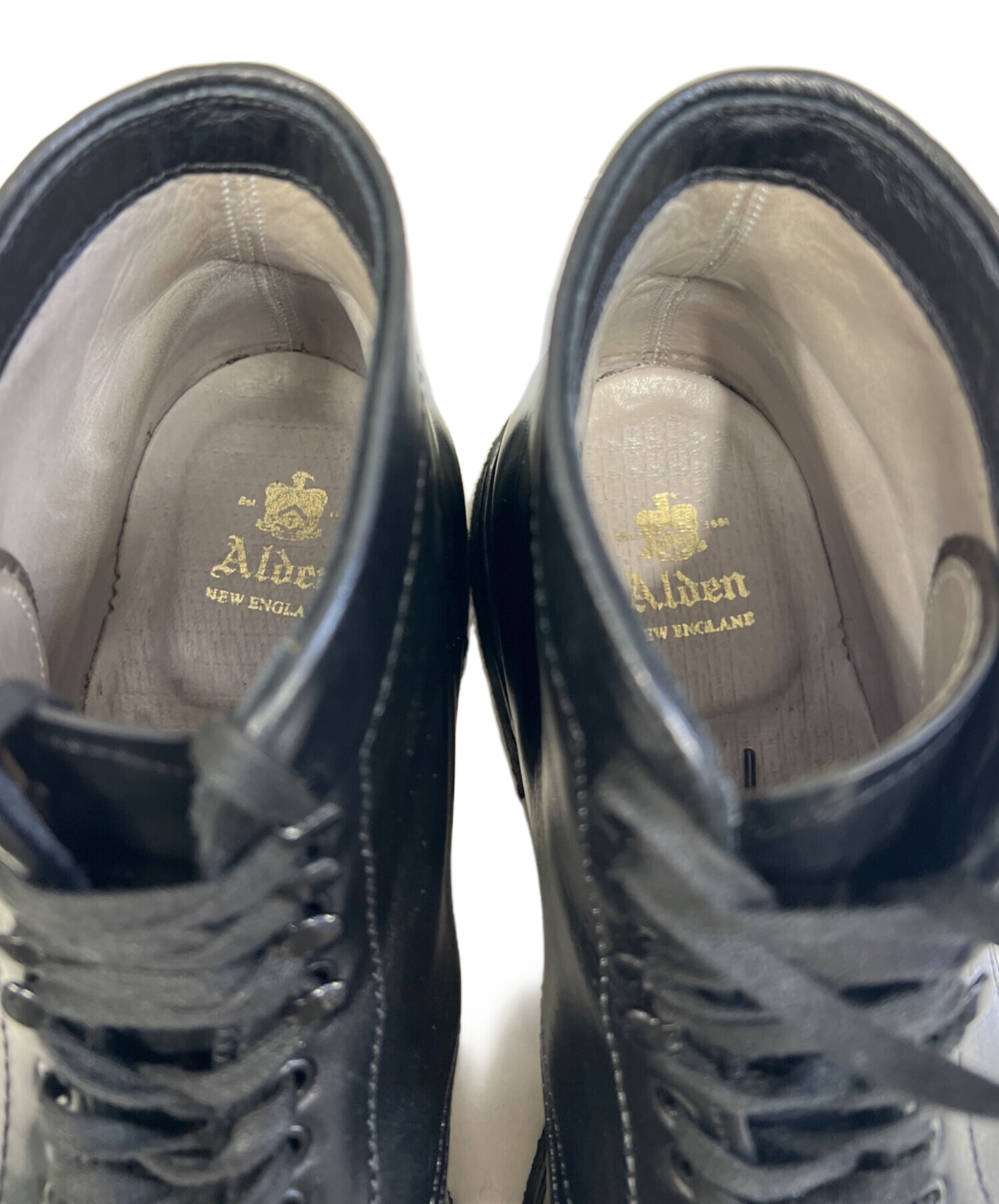 中古・古着通販】Alden (オールデン) タンカーブーツ ブラック サイズ