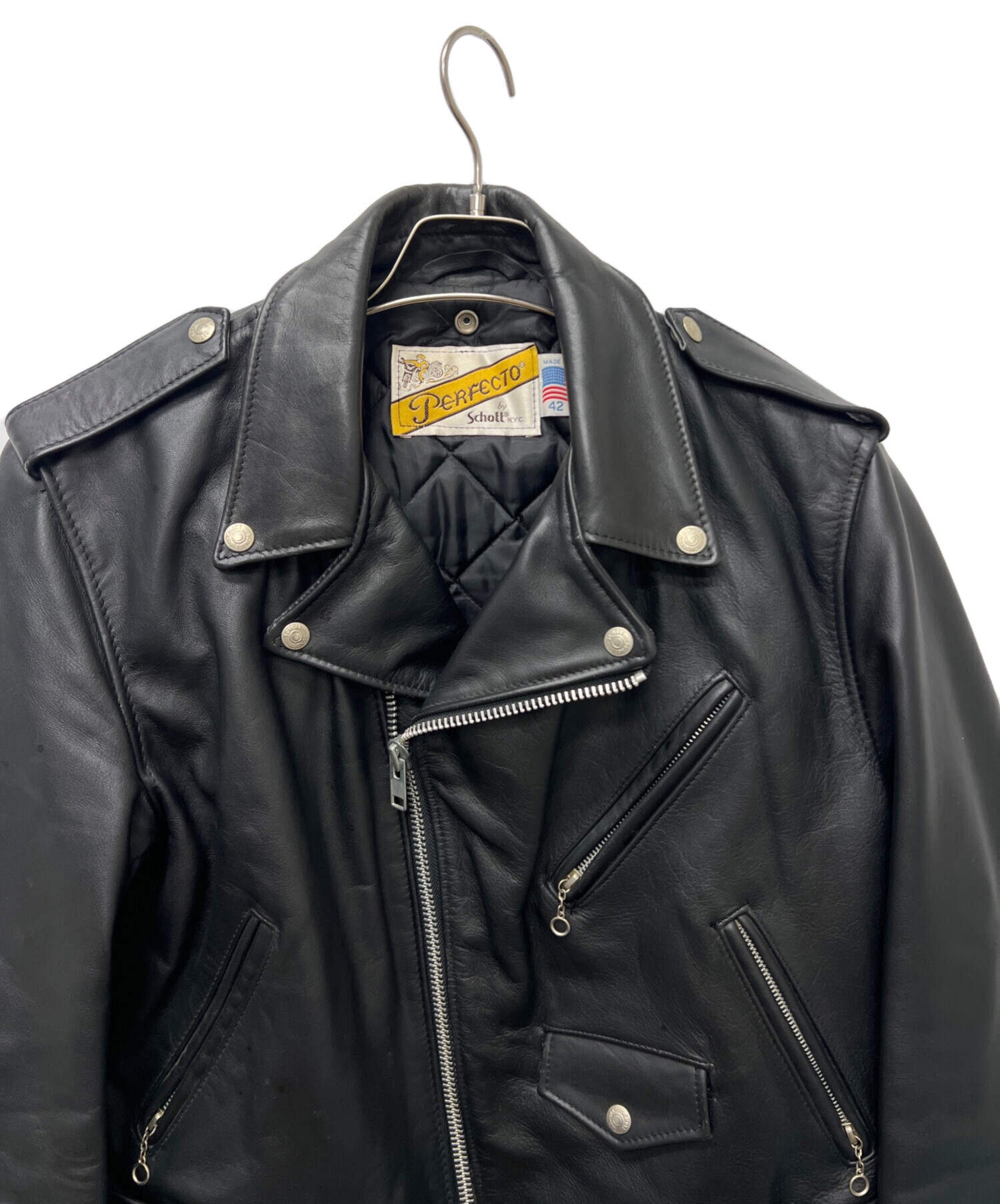 中古・古着通販】perfecto schott (パーフェクト ショット) ライダース