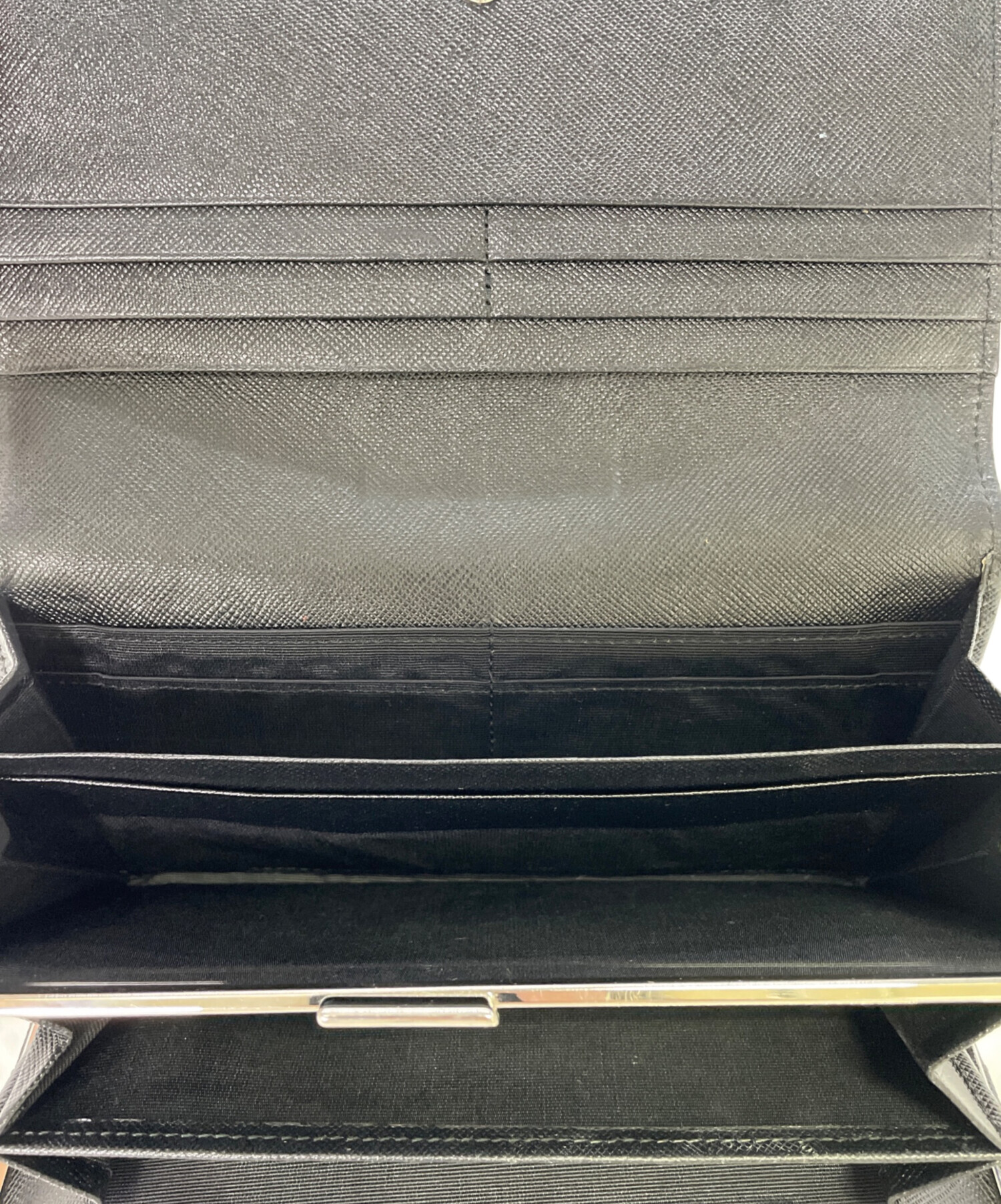 中古・古着通販】BURBERRY (バーバリー) 長財布 ベージュ×ブラック