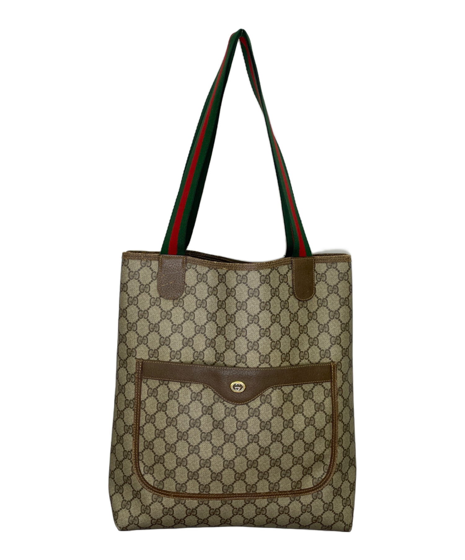 中古・古着通販】OLD GUCCI (グッチ) トートバッグ ブラウン｜ブランド