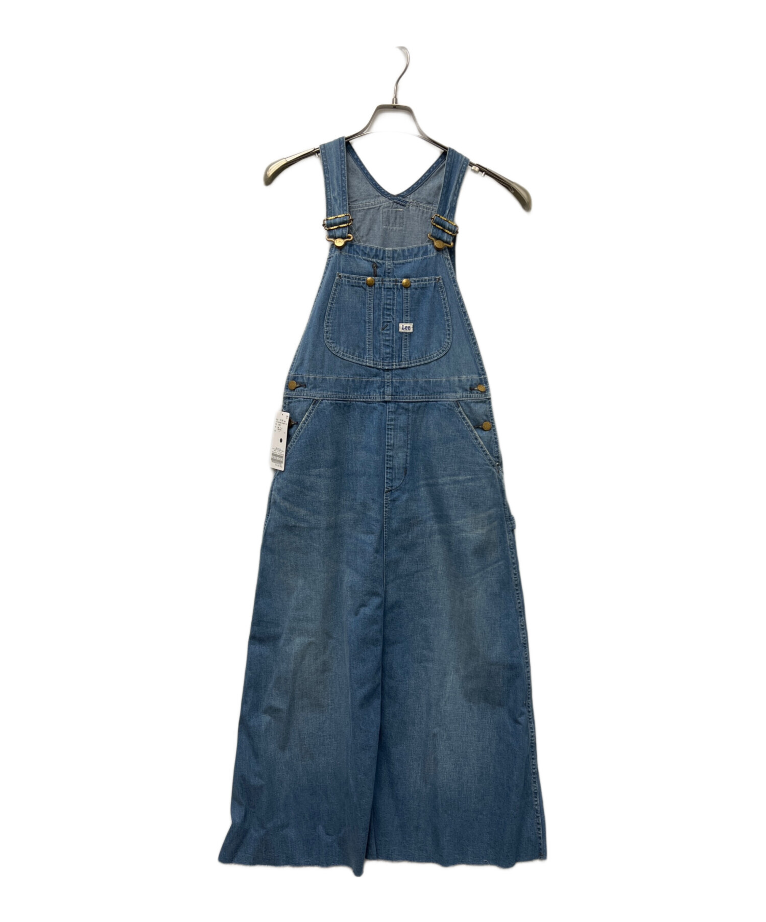 Lee デニム　サロペットスカート 中古・古着通販】LEE (リー) デニムサロペットスカート ブルー サイズ