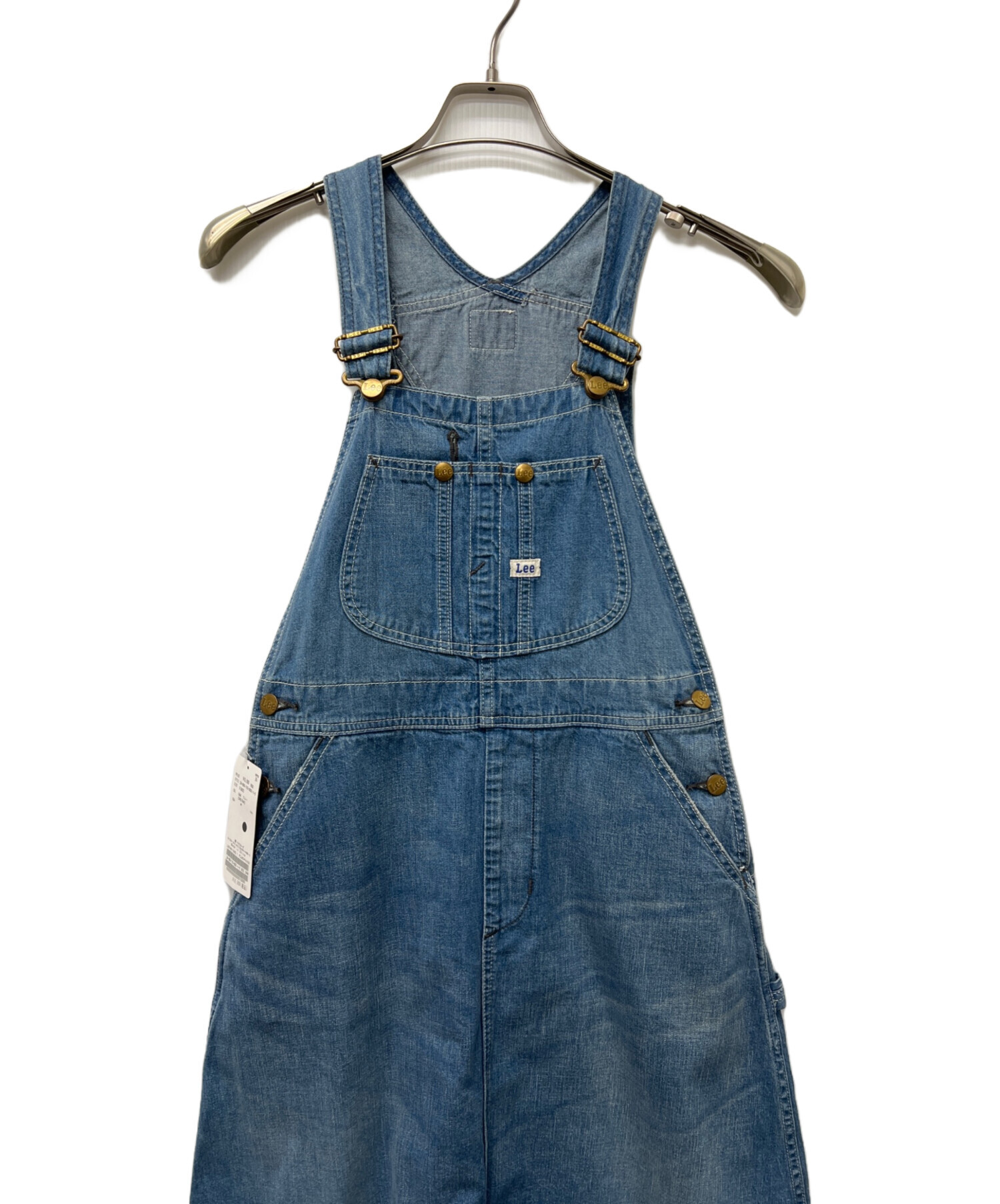 中古・古着通販】LEE (リー) デニムサロペットスカート ブルー サイズ