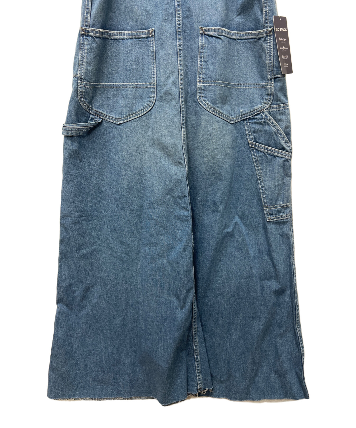 中古・古着通販】LEE (リー) デニムサロペットスカート ブルー サイズ